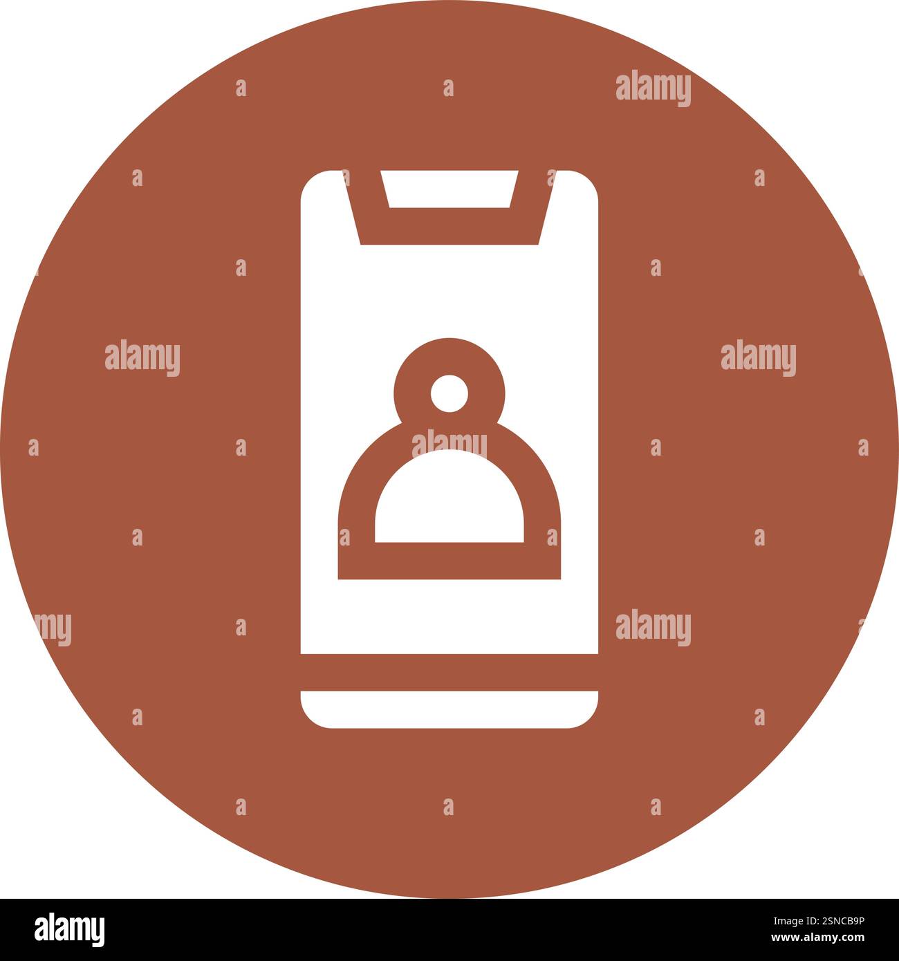 Call maid Vector Icon Design Illustration Stock Vector