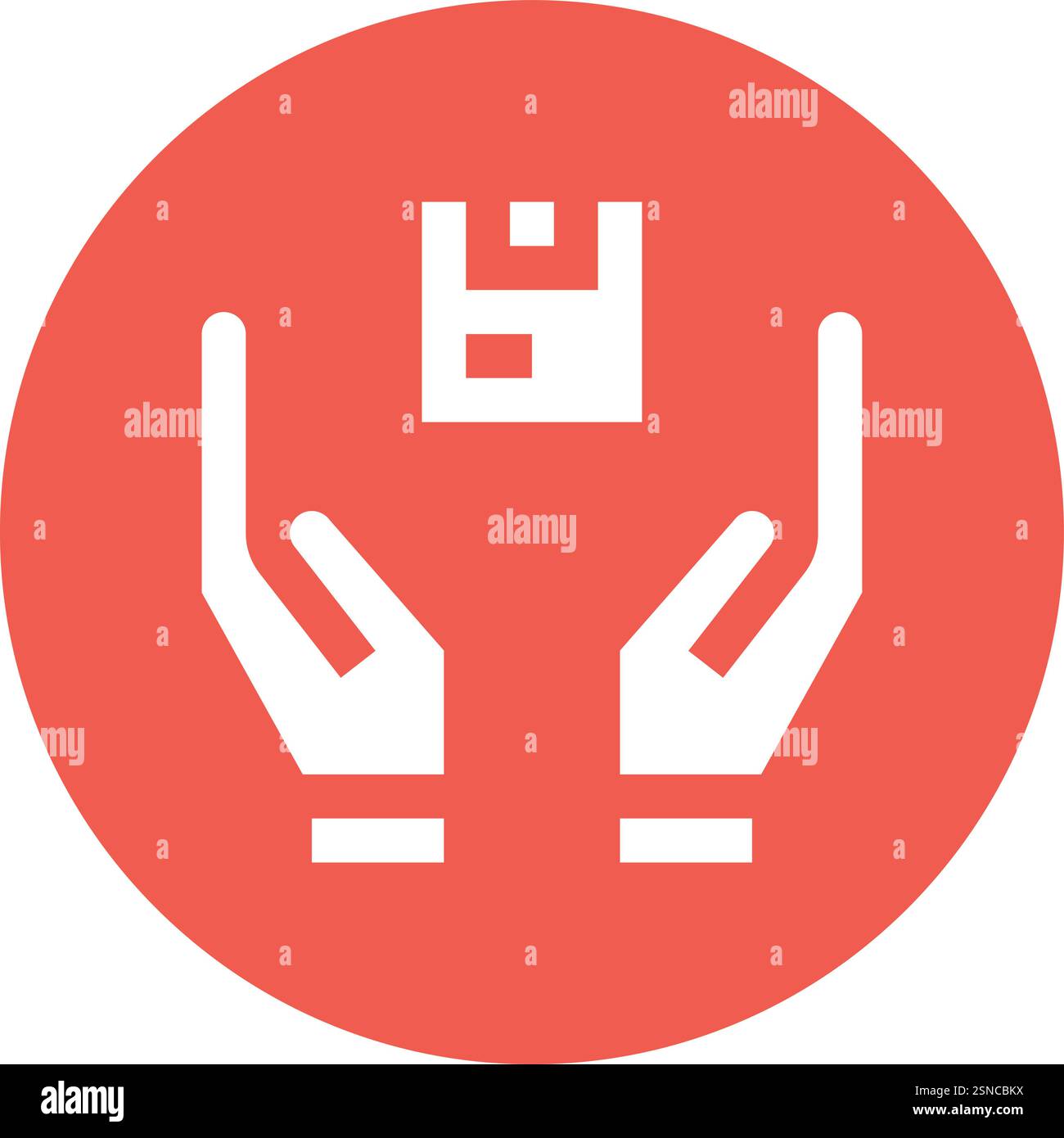Parcel Handling Vector Icon Design Illustration Stock Vector