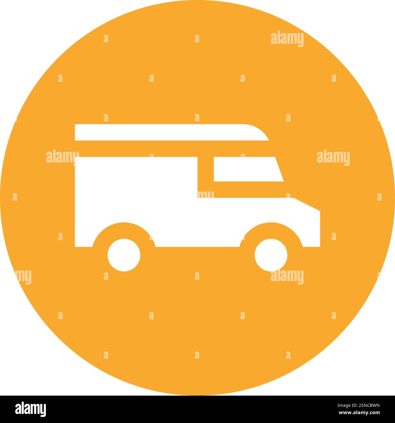 Delivery Van Vector Icon Design Illustration Stock Vector