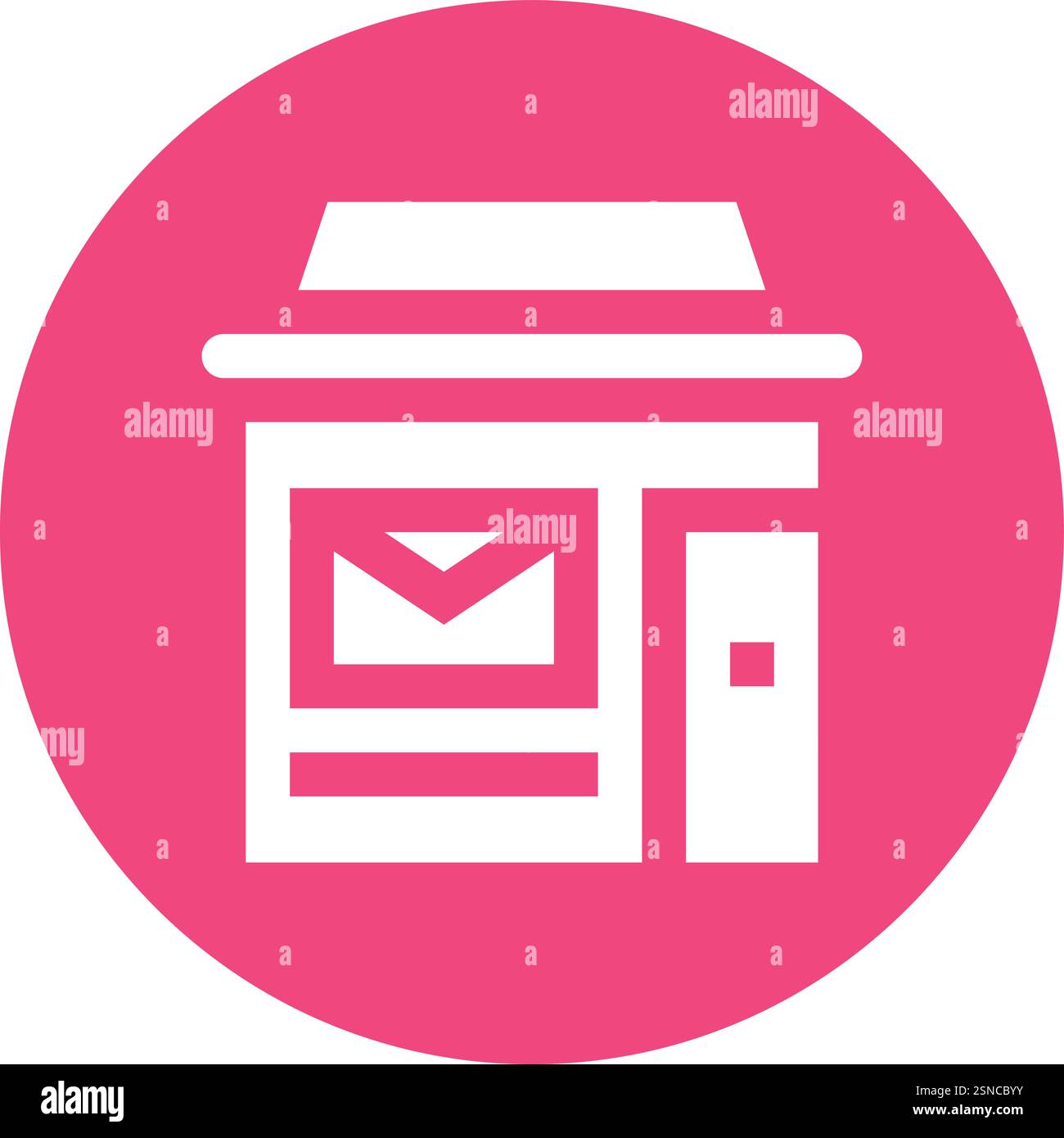 Cargo Post Office Vector Icon Design Illustration Stock Vector