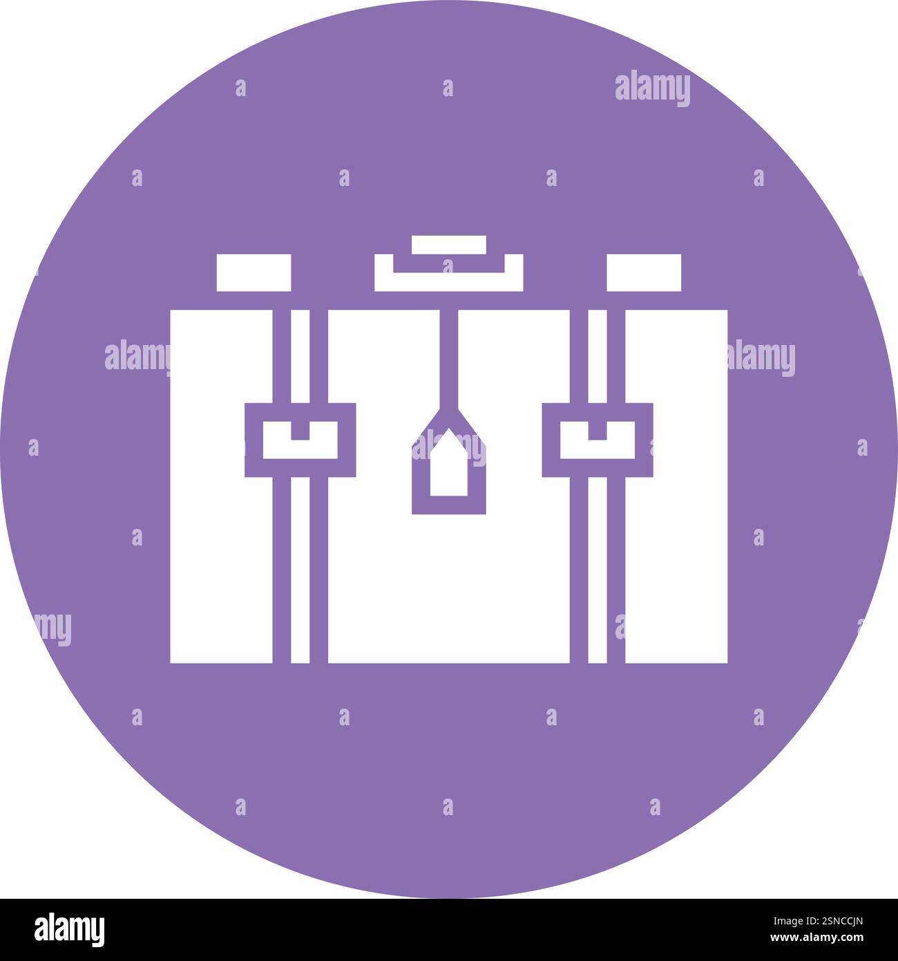 Suitcase Vector Icon Design Illustration Stock Vector