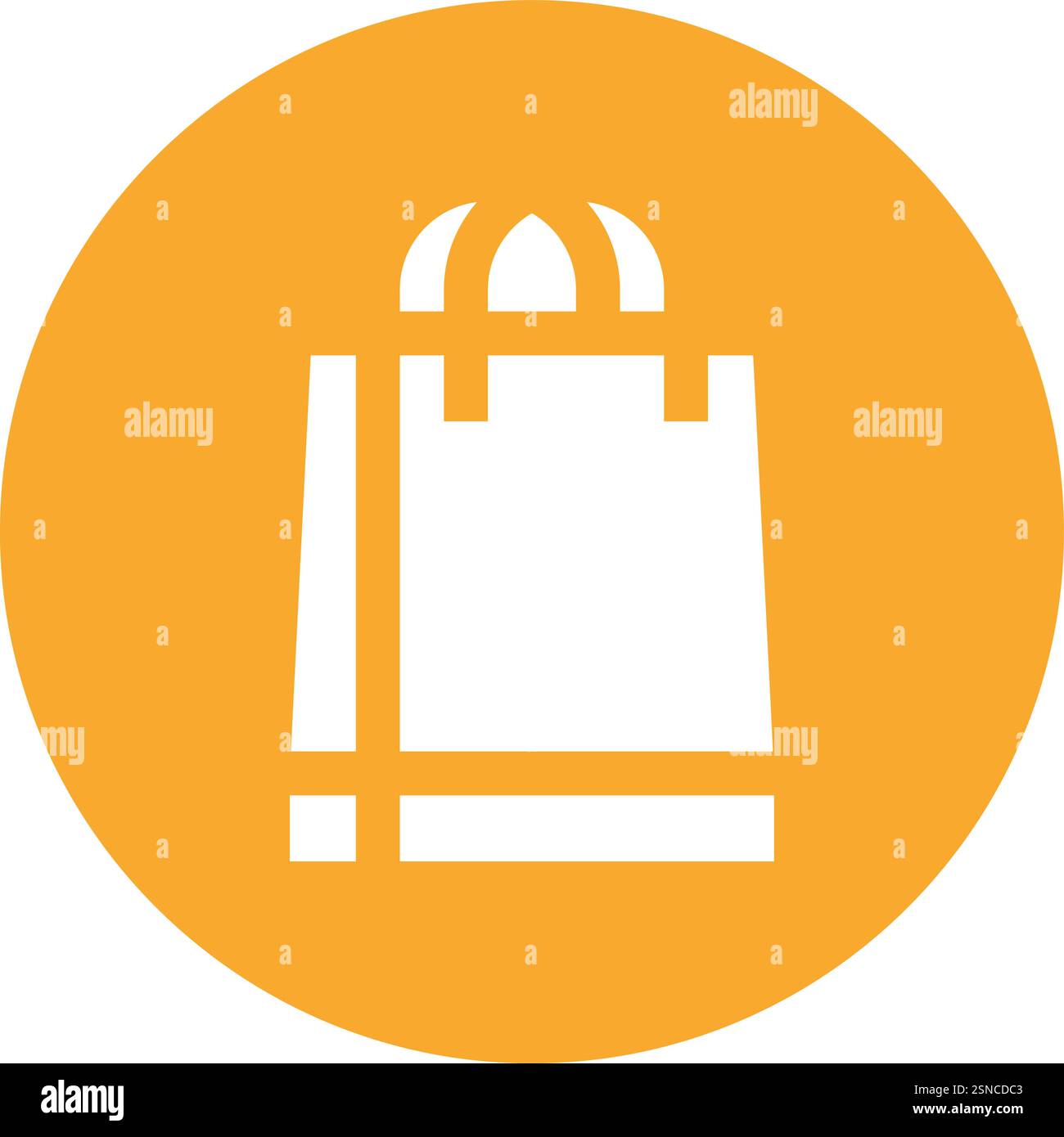 Shopping Bag Vector Icon Design Illustration Stock Vector