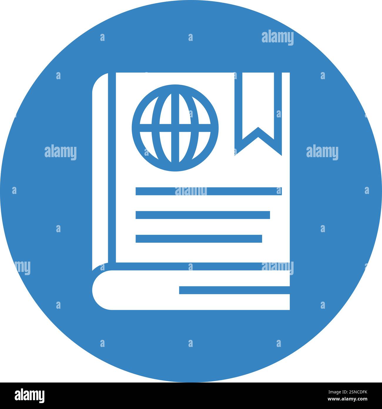 Journal Vector Icon Design Illustration Stock Vector
