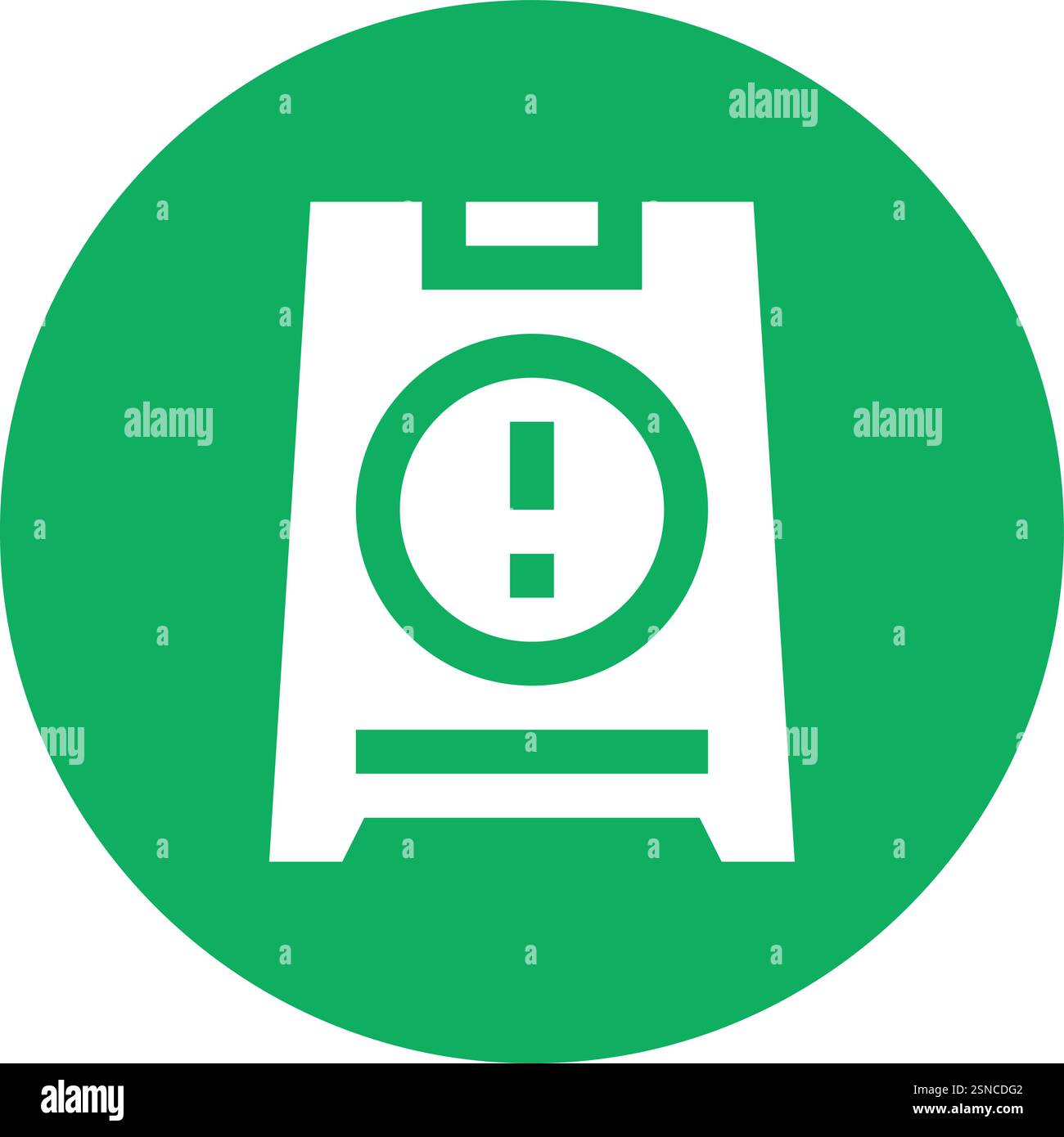 Caution sign Vector Icon Design Illustration Stock Vector
