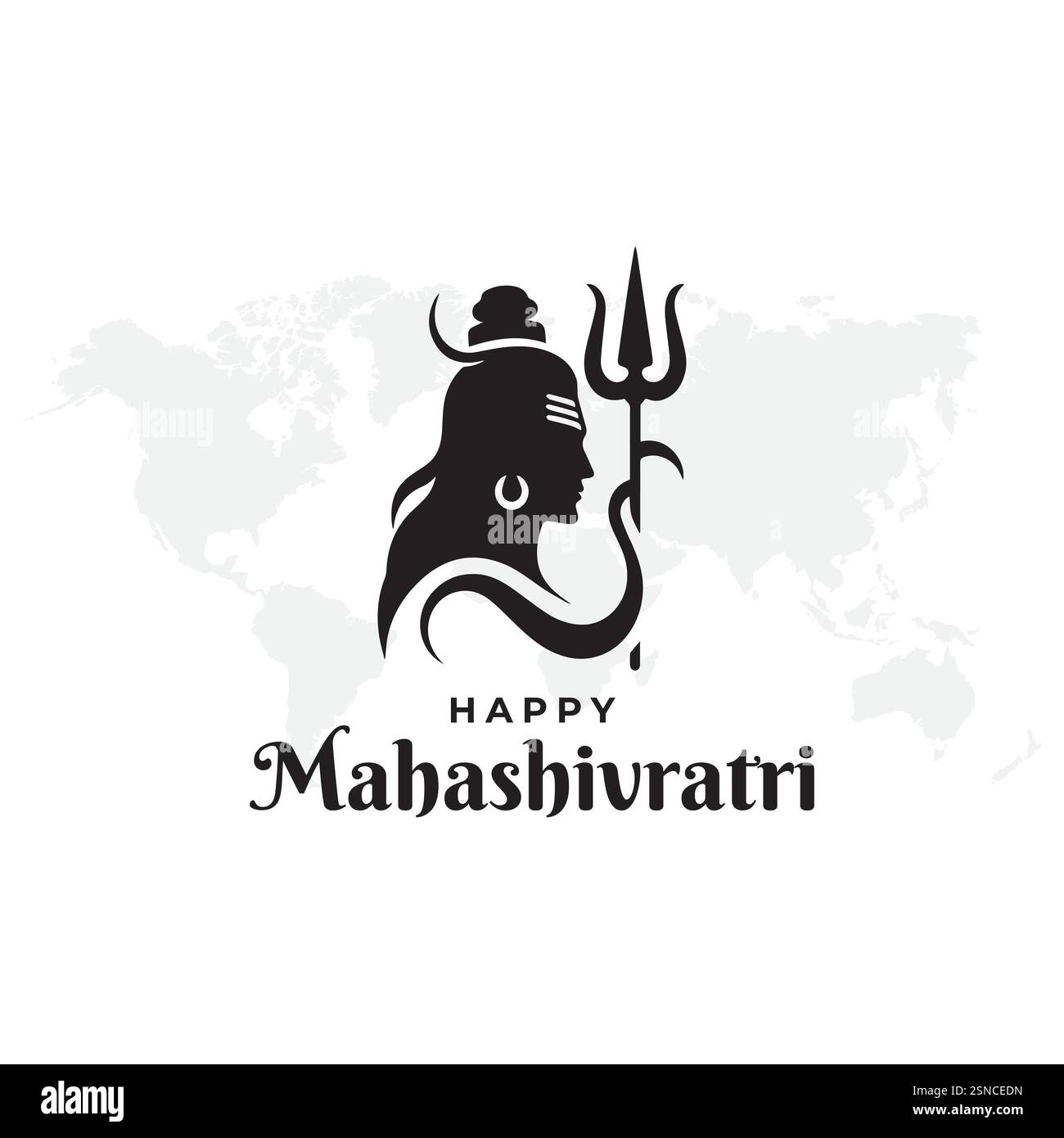 illustration of Hindu Religion Happy Maha Shivratri Festival, Happy ...