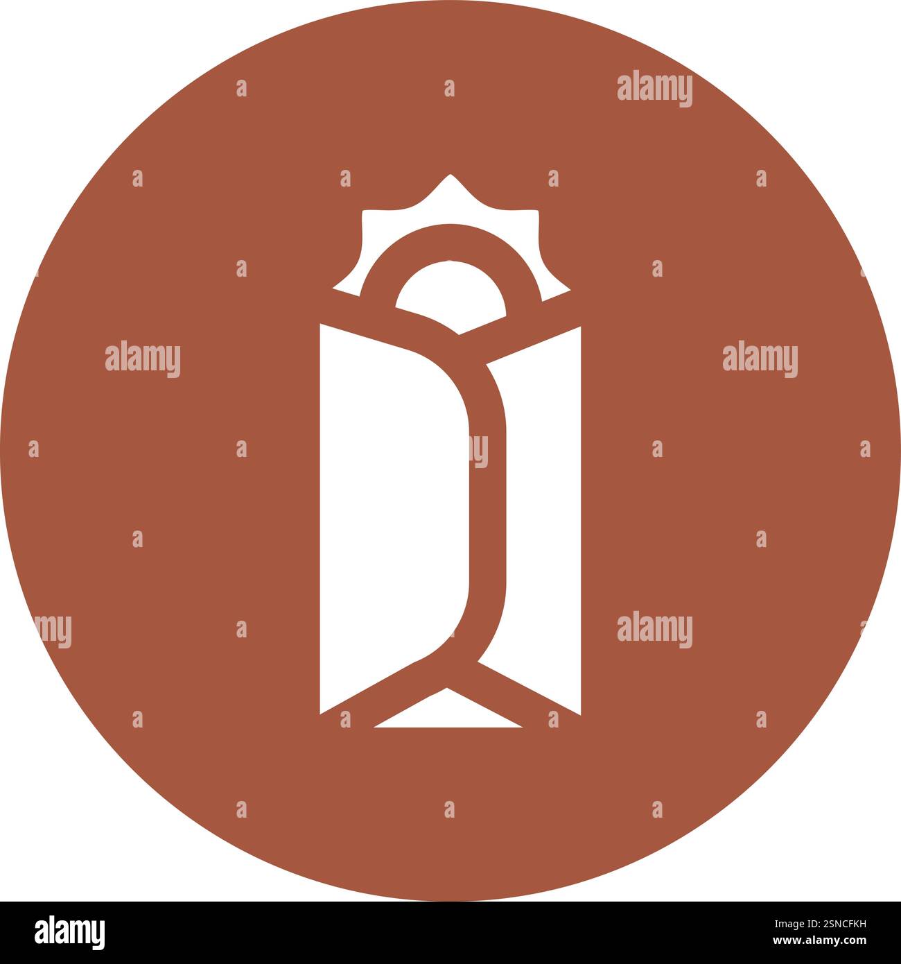 Burrito Vector Icon Design Illustration Stock Vector