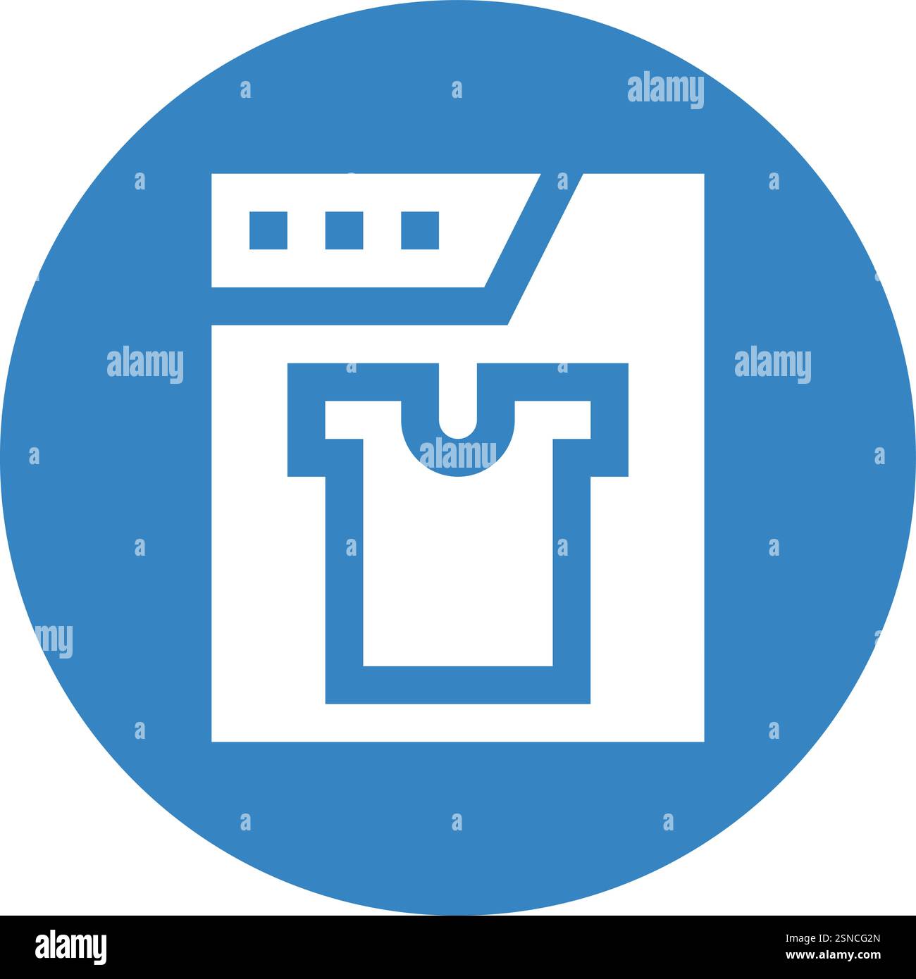 Cleaning service website Vector Icon Design Illustration Stock Vector