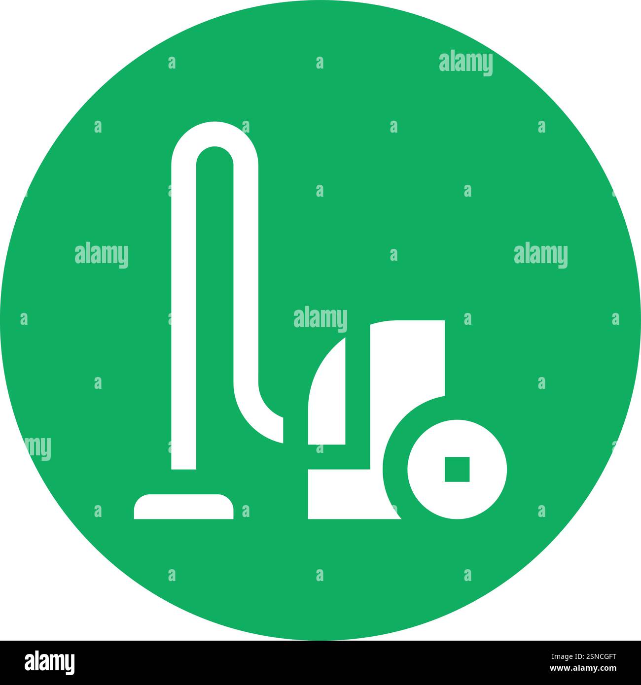 Vacuum Cleaner Vector Icon Design Illustration Stock Vector