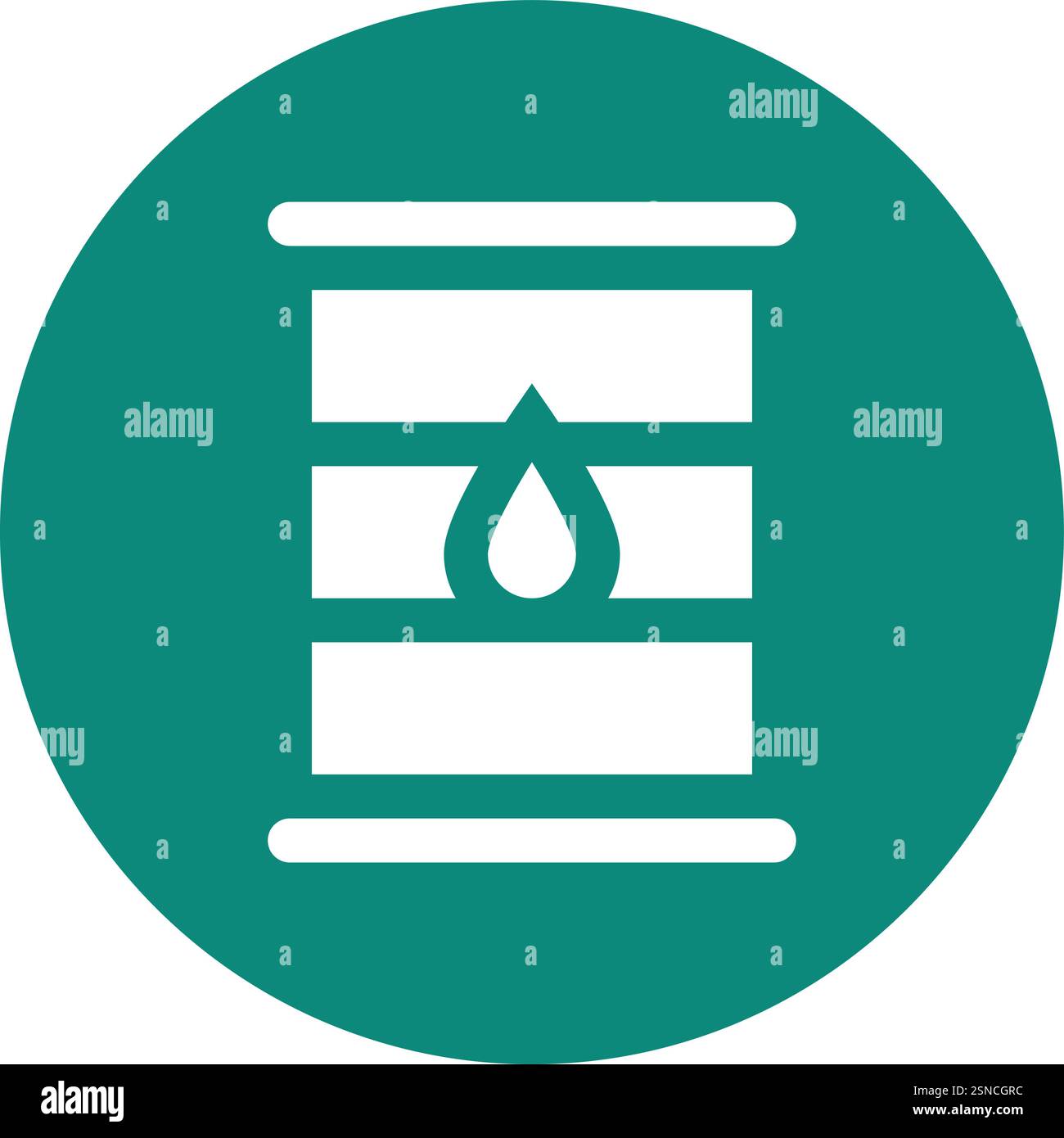 Eco Barrel Vector Icon Design Illustration Stock Vector