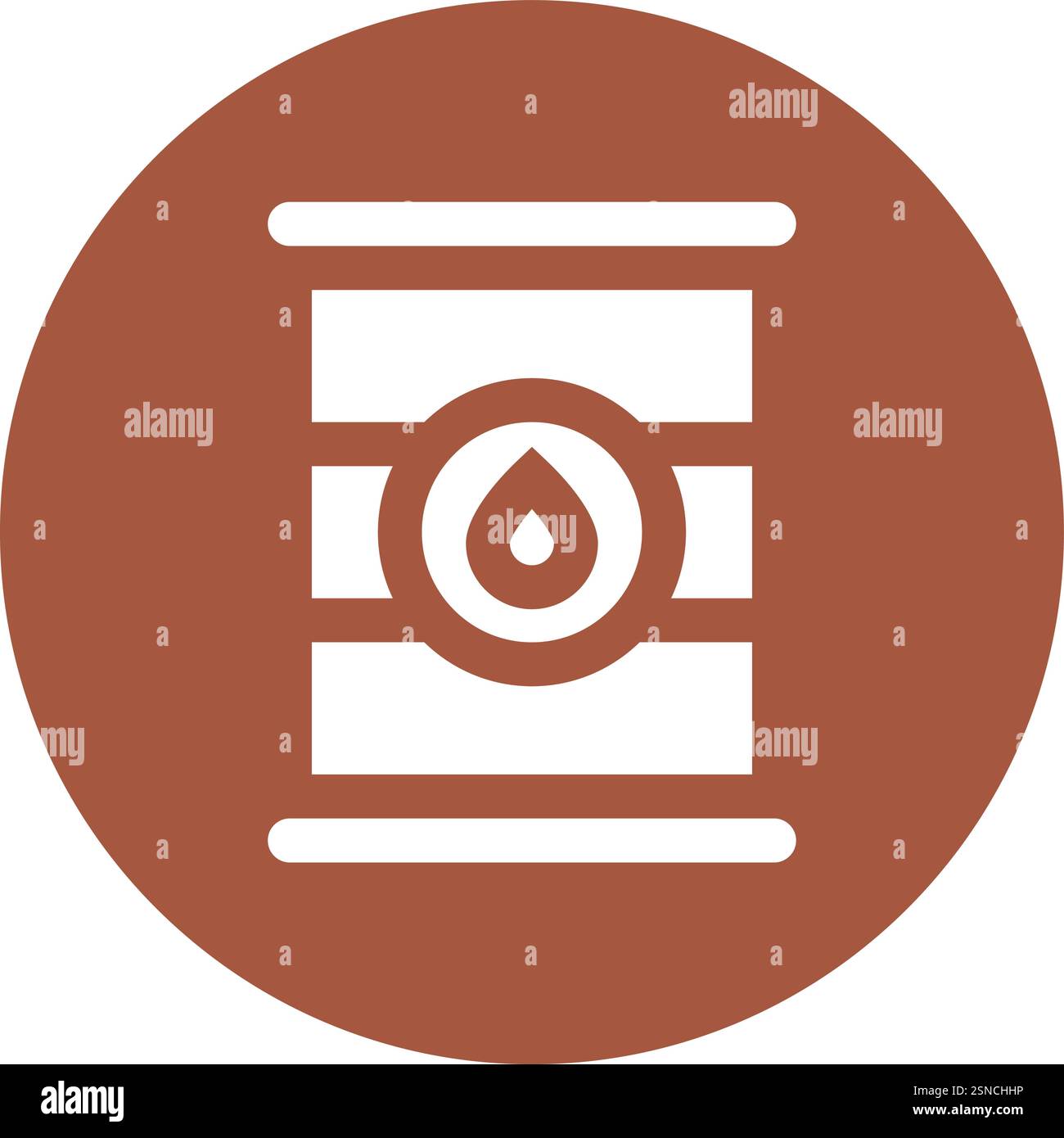 Oil Barrel Vector Icon Design Illustration Stock Vector