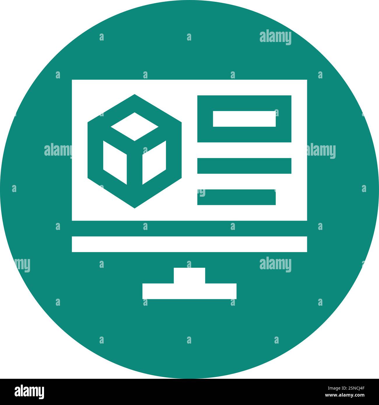 3d Modeling Vector Icon Design Illustration Stock Vector