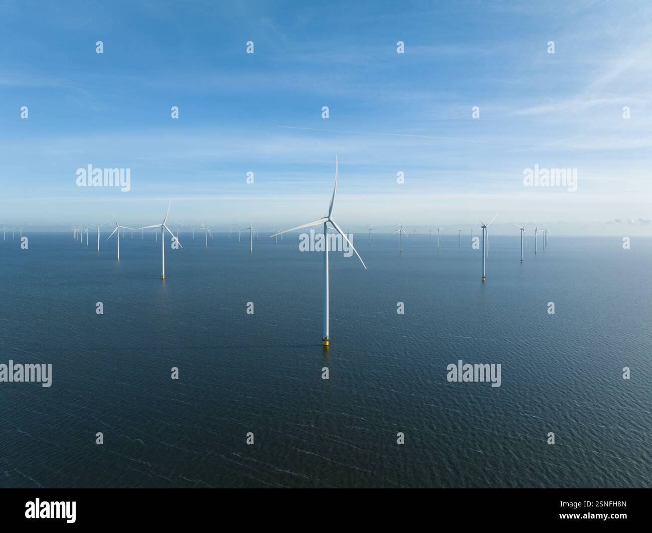 Offshore wind turbine park, Converts offshore wind power in electric ...