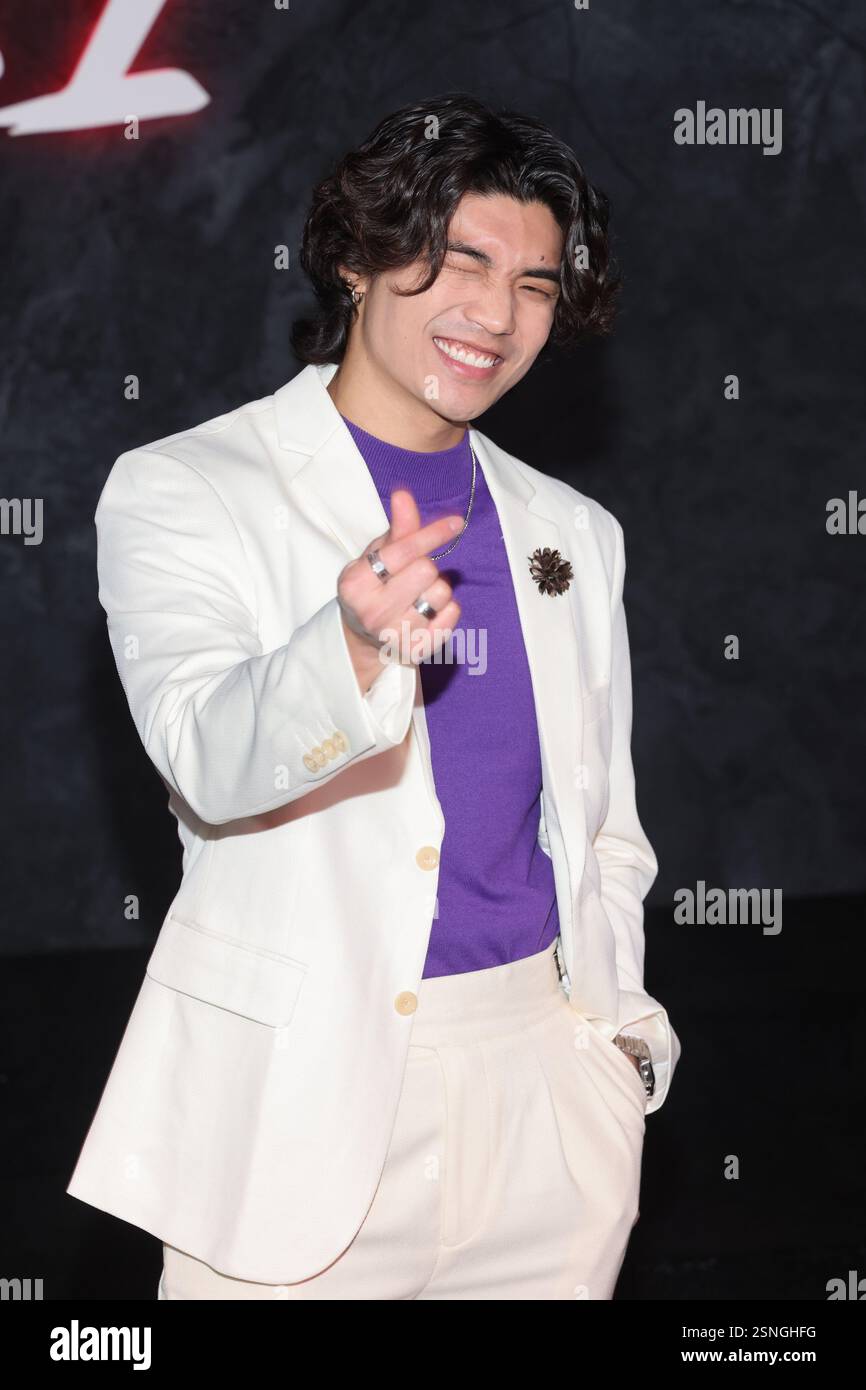 Los Angeles, USA. 13th Feb, 2025. Brandon H. Lee arrives at Netflix's ...