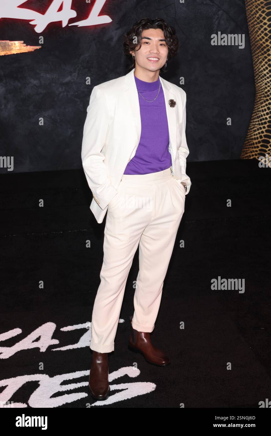 Los Angeles, USA. 13th Feb, 2025. Brandon H. Lee arrives at Netflix's ...