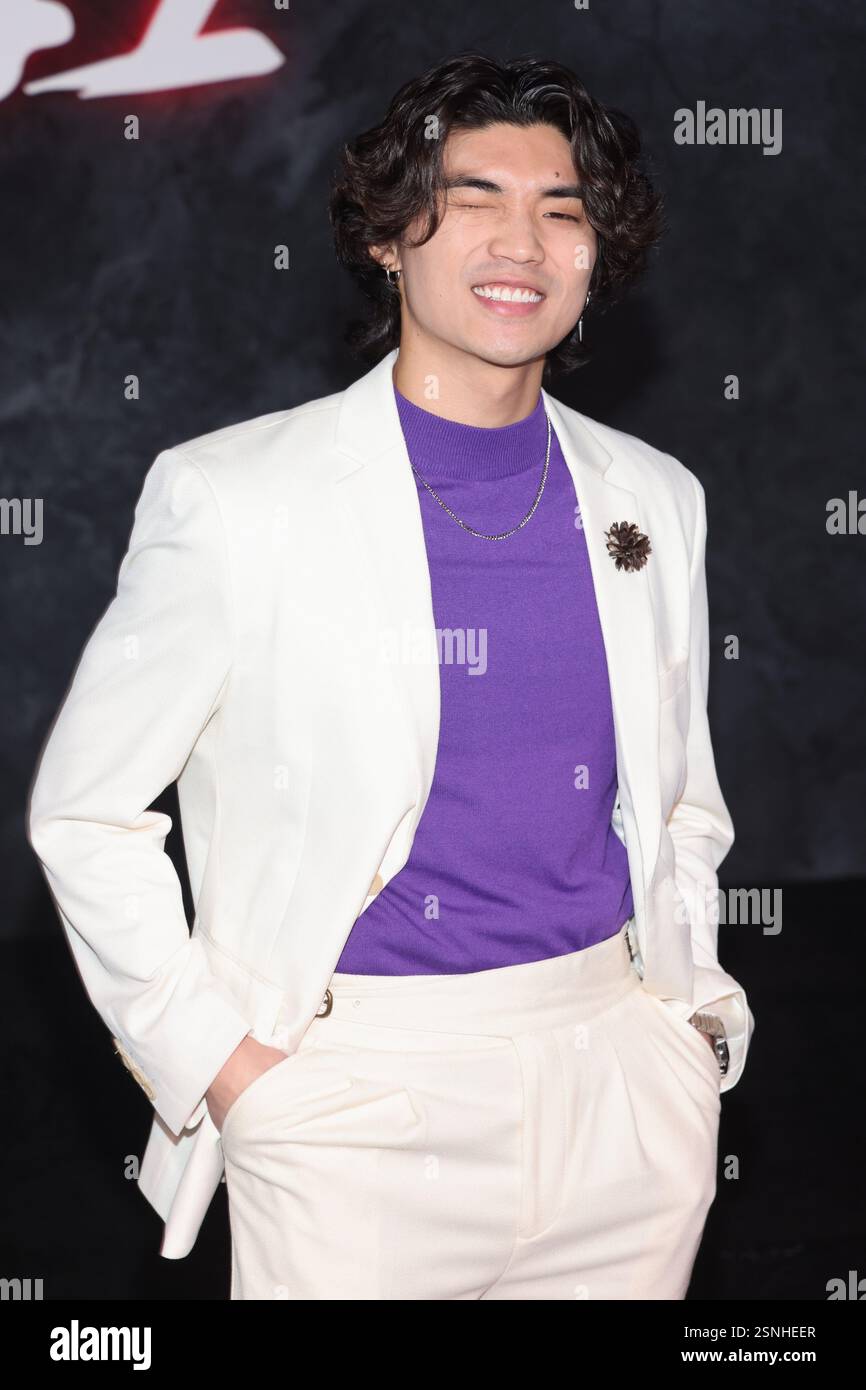 Los Angeles, USA. 13th Feb, 2025. Brandon H. Lee arrives at Netflix's ...