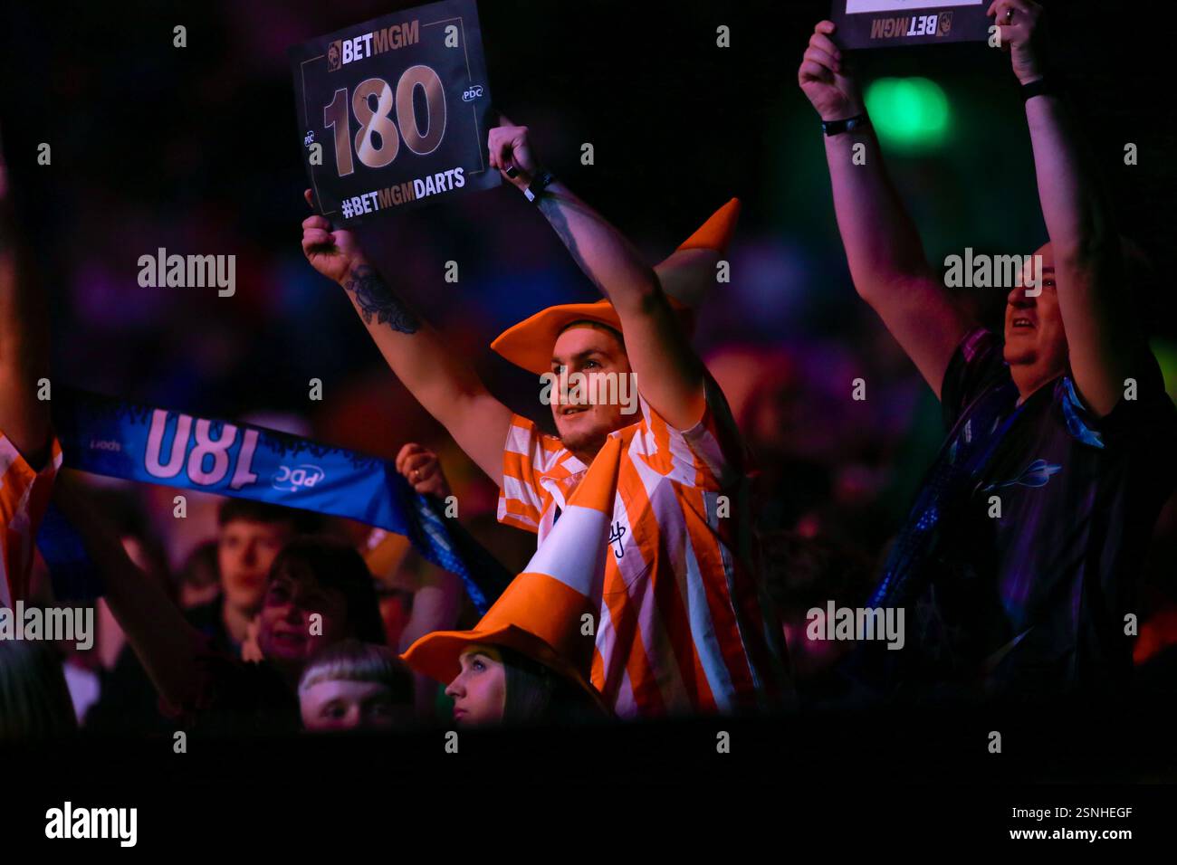 OVO Hydro, Glasgow, UK. 13th Feb, 2025. 2025 PDC Premier League Darts ...
