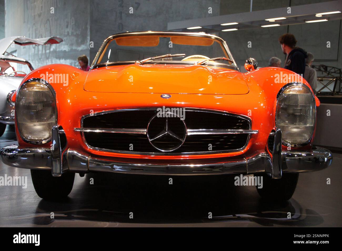 The Mercedes-Benz 300 SL Gullwing coupe, Germany, Munich, is an iconic ...