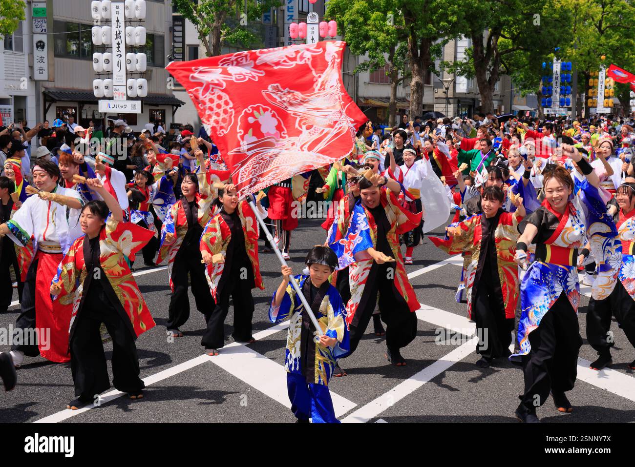 Himeji Castle Festival Himeji, Hyogo Prefecture Stock Photo
