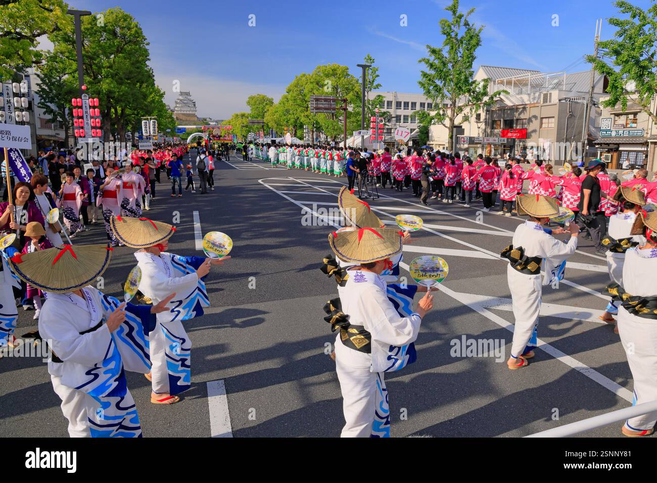 Himeji Castle Festival Himeji, Hyogo Prefecture Stock Photo