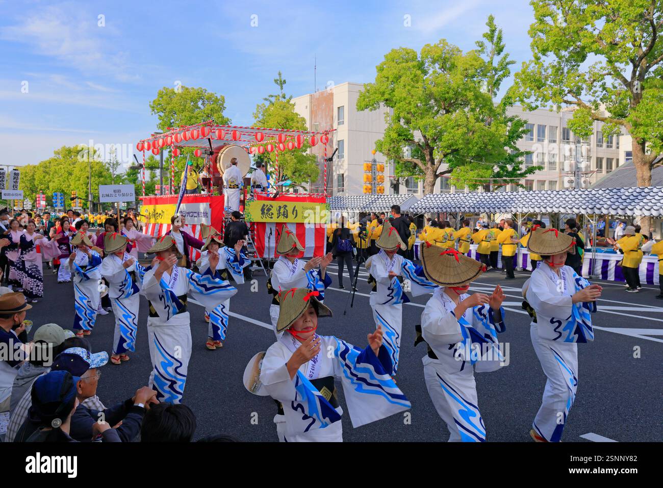 Himeji Castle Festival Himeji, Hyogo Prefecture Stock Photo