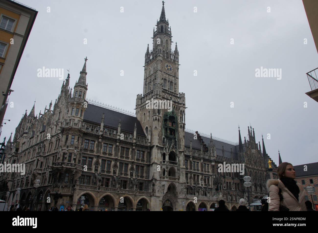 Munich, Germany's New Town Hall, a majestic Gothic Revival structure