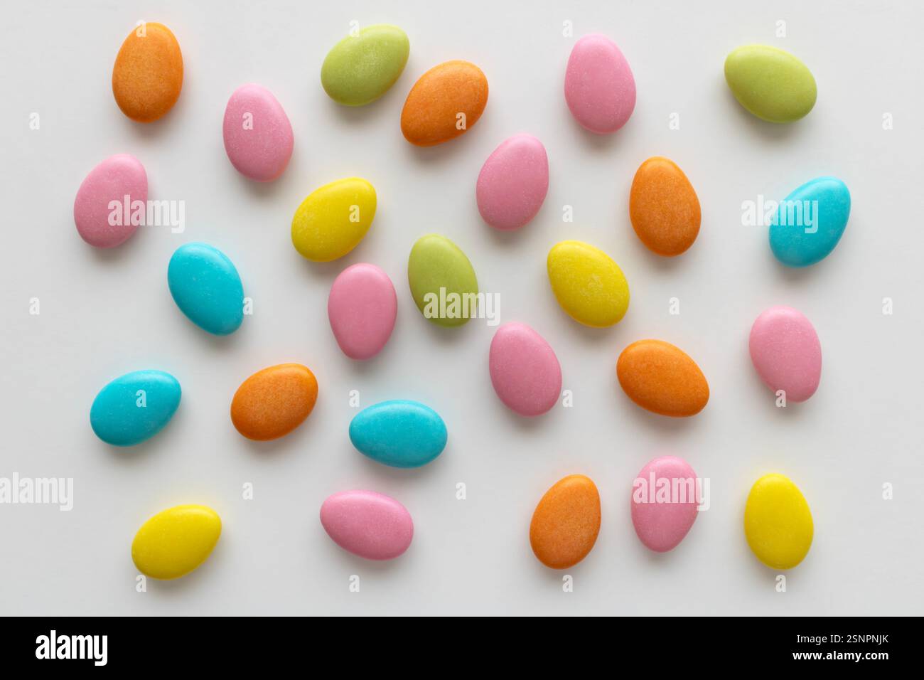 Colourful Easter candy, chocolate dagrees Stock Photo