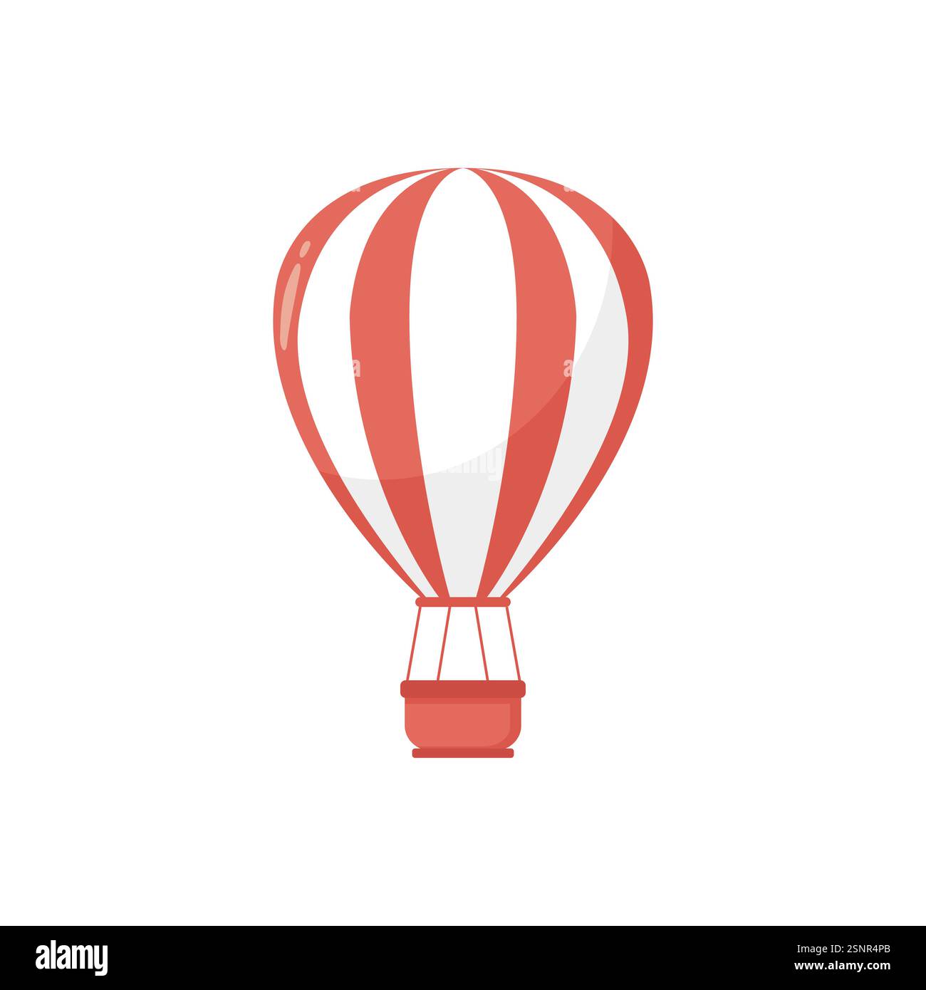 Air ballon. Cartoon style. Funny drawing for children Stock Vector