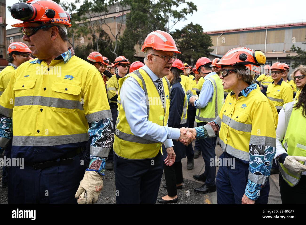 Sydney, Australia. 14th Feb, 2025. Prime Minister Anthony Albanese ...