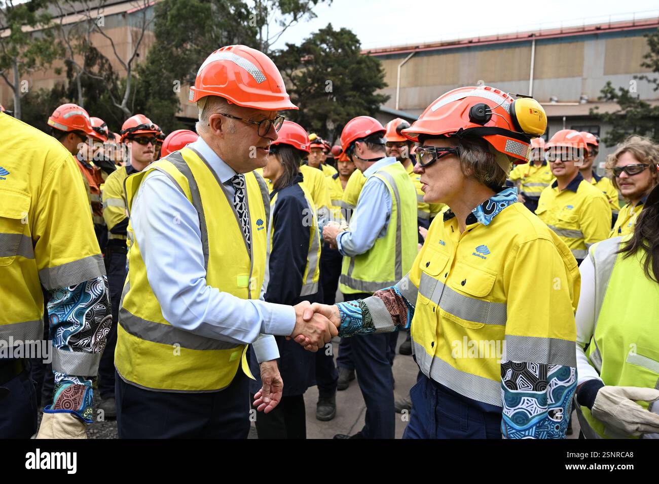 Sydney, Australia. 14th Feb, 2025. Prime Minister Anthony Albanese ...