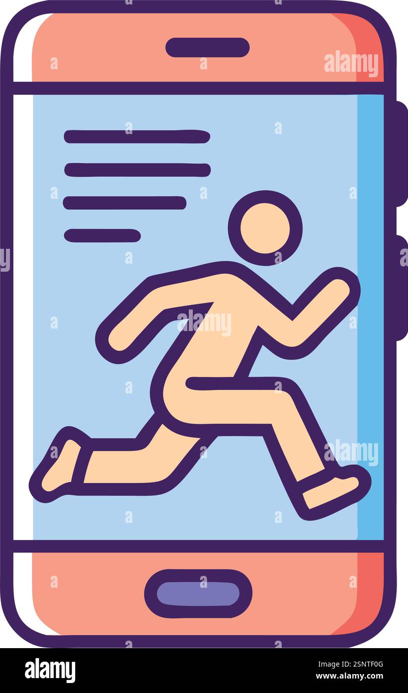 Running app icon Stock Vector Image & Art - Alamy