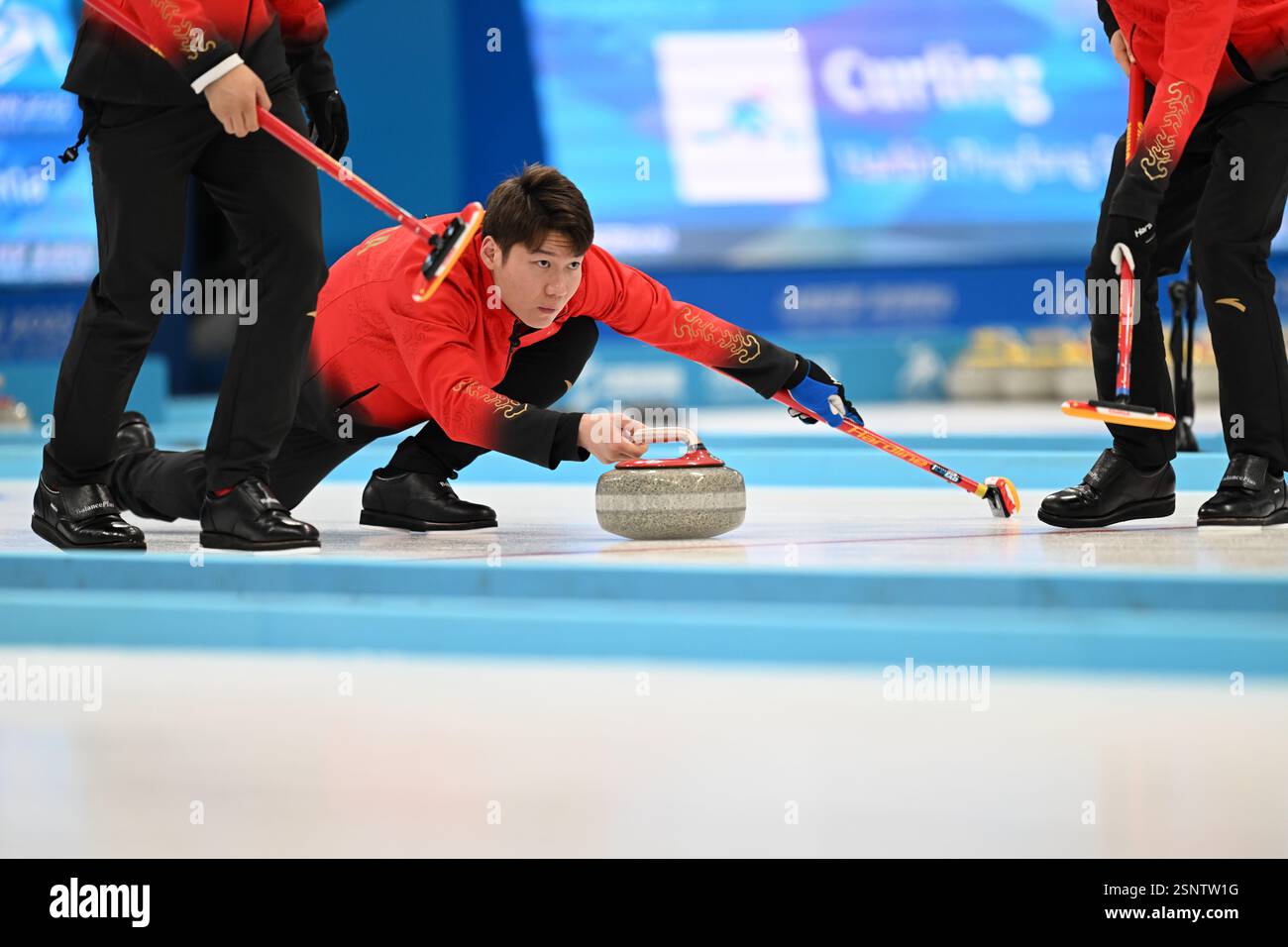 Harbin, China's Heilongjiang Province. 14th Feb, 2025. Wang Zhiyu of ...