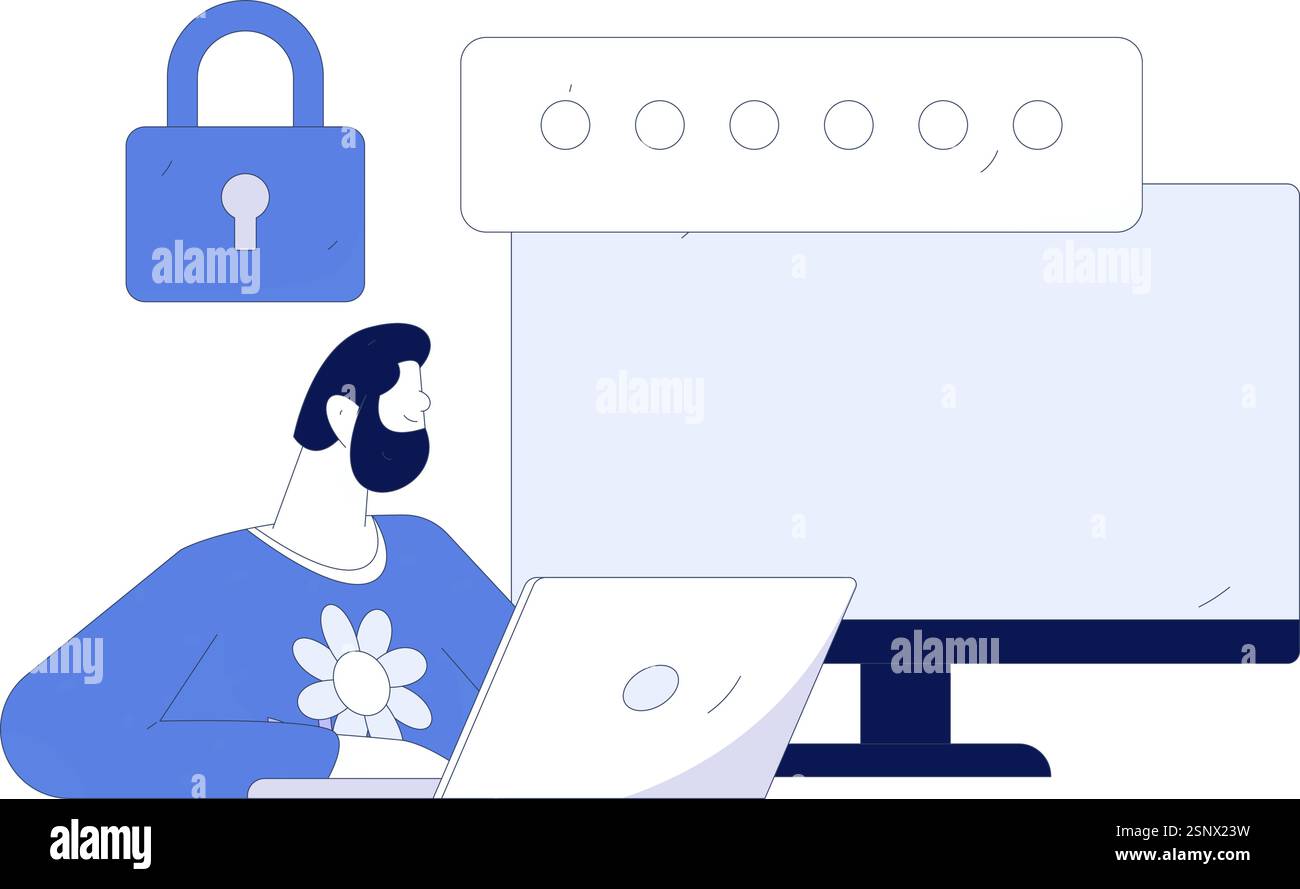 Information security management Stock Vector Images - Alamy