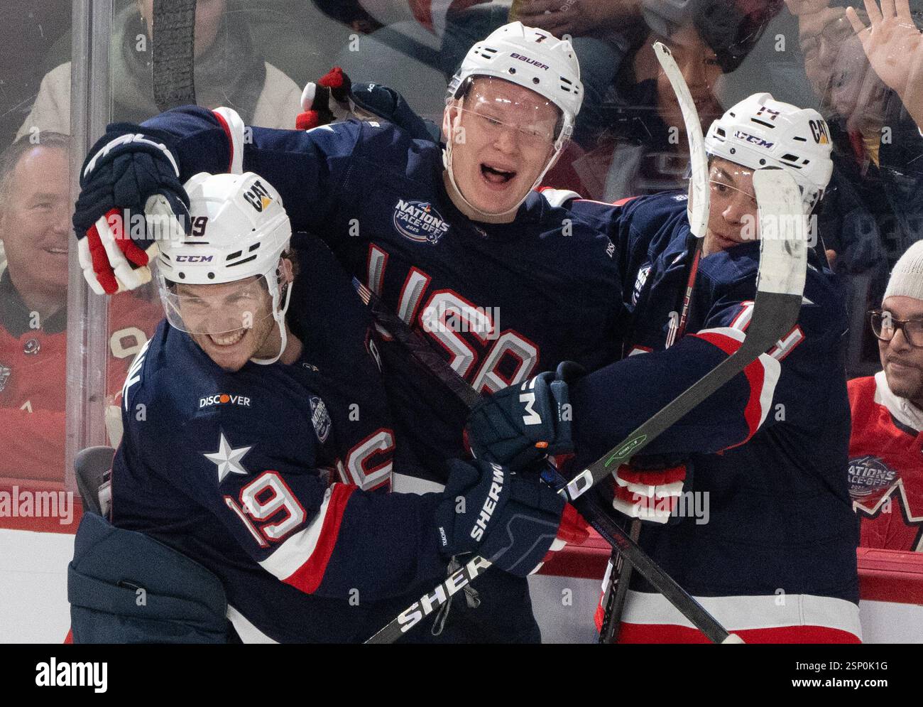 Montreal, Canada. 13th Feb, 2025. United States' Brady Tkachuk (7 ...