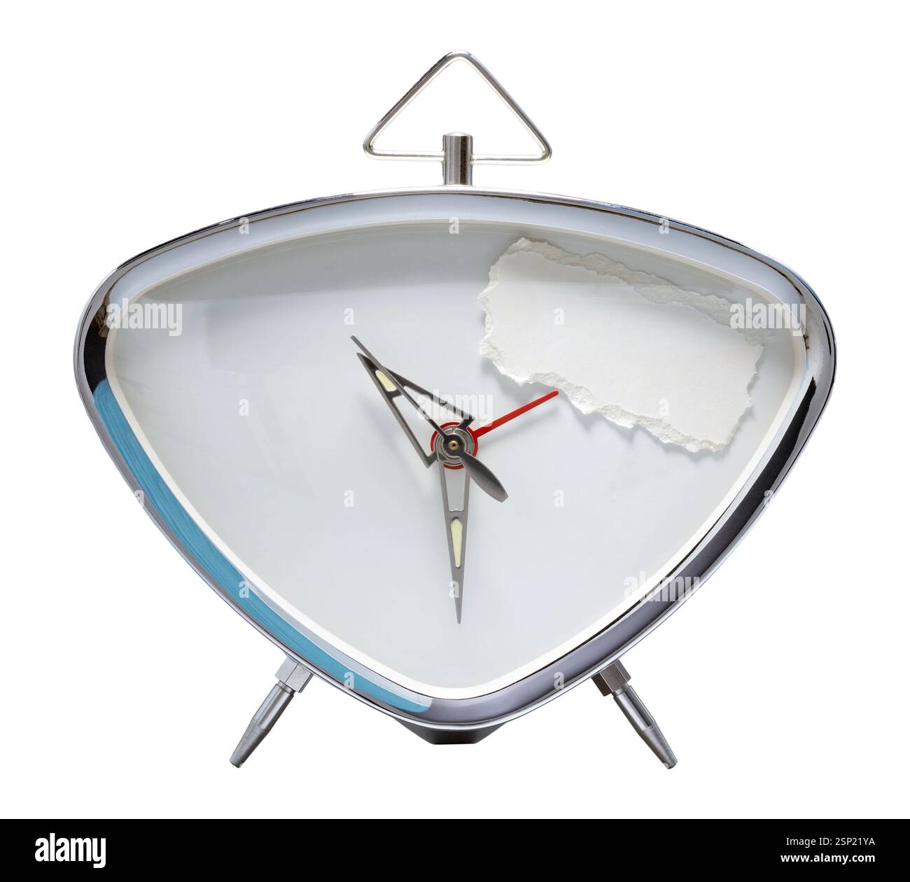 Alarm clock set with copy space for your text, such as a deadline, reminder, list item or any scheduled event. Stock Photo