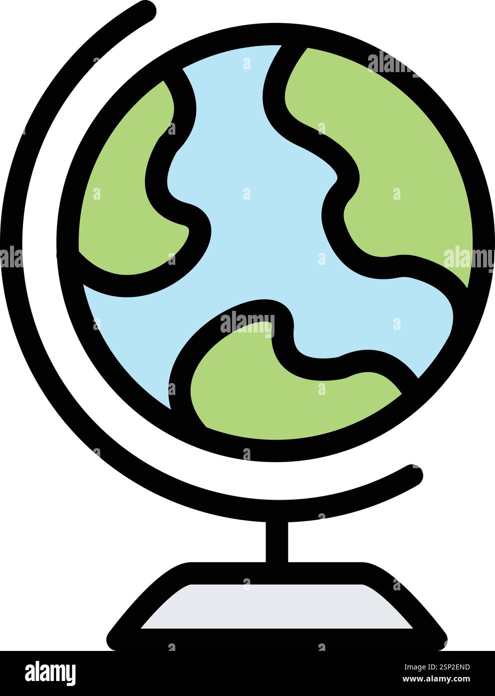 Globe Vector Icon Design Illustration Stock Vector