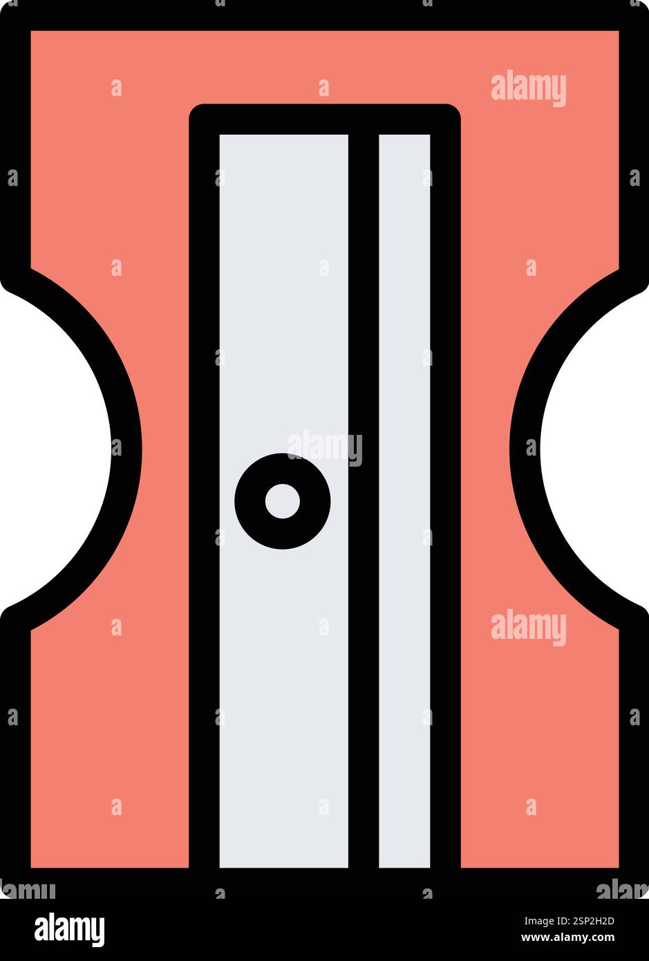 Sharpner Vector Icon Design Illustration Stock Vector
