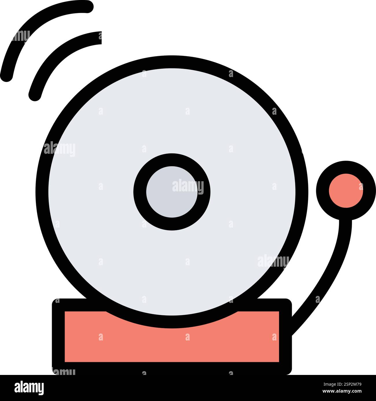 School Bell Vector Icon Design Illustration Stock Vector Image & Art ...