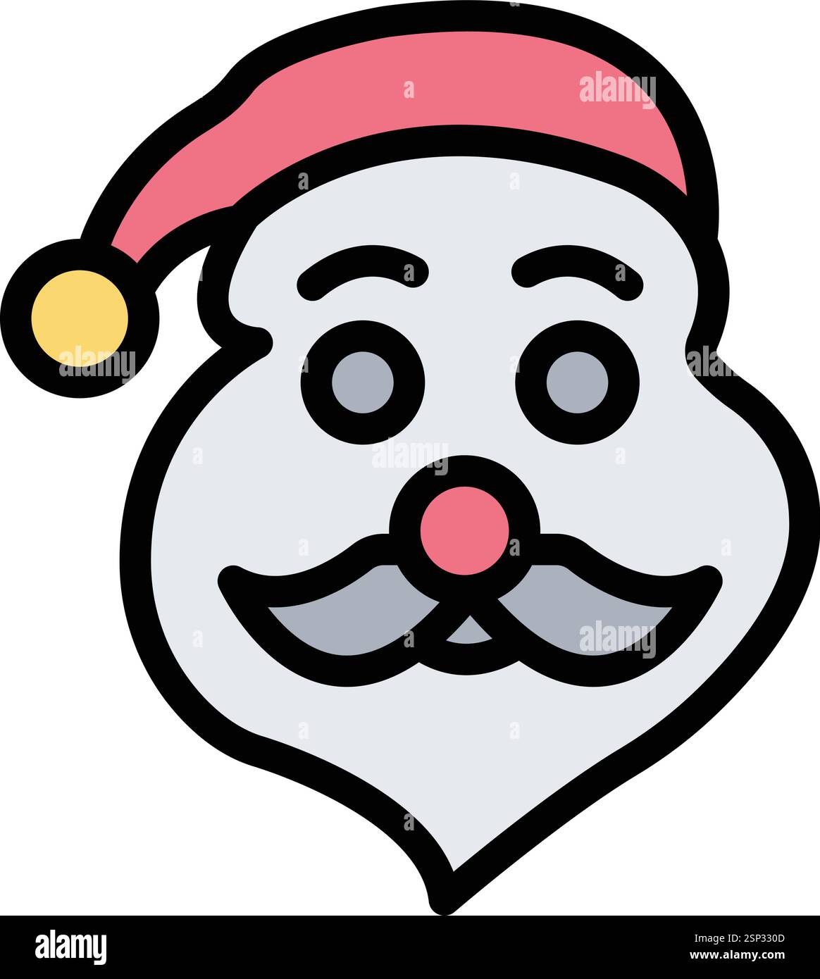 Santa claus Vector Icon Design Illustration Stock Vector