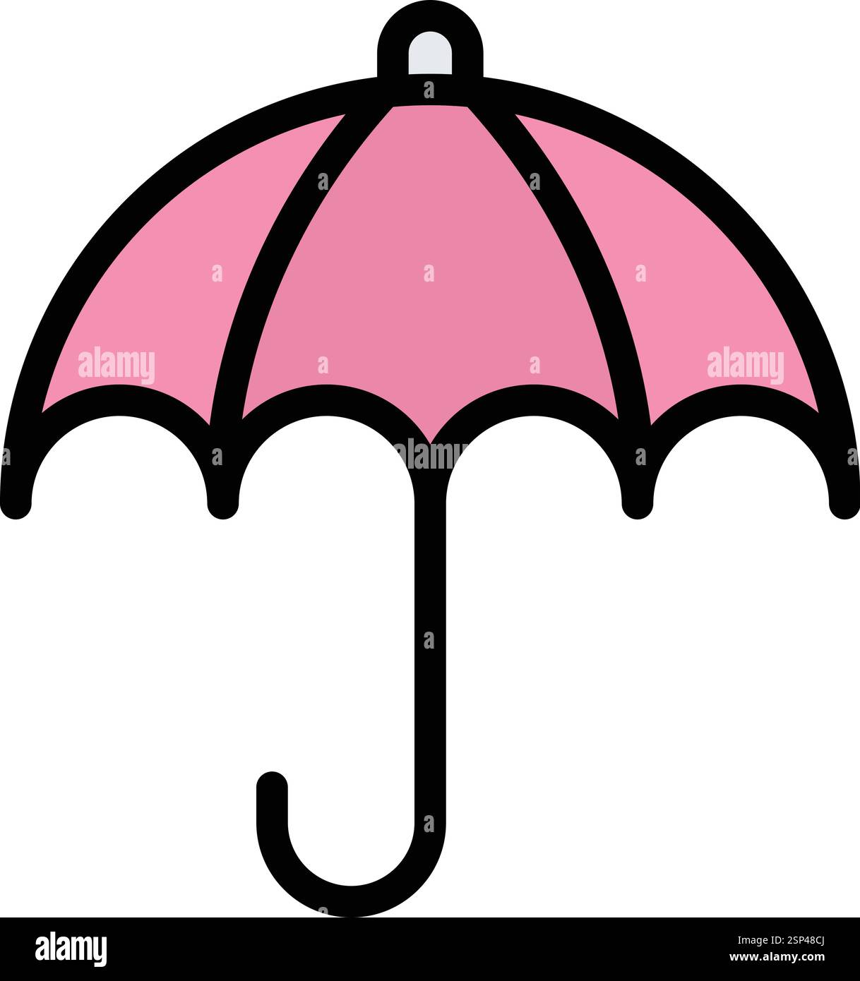 Umbrella Vector Icon Design Illustration Stock Vector Image & Art - Alamy