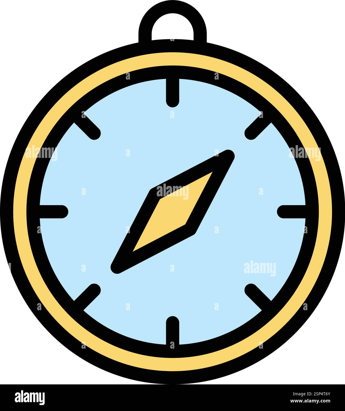 Compass Vector Icon Design Illustration Stock Vector