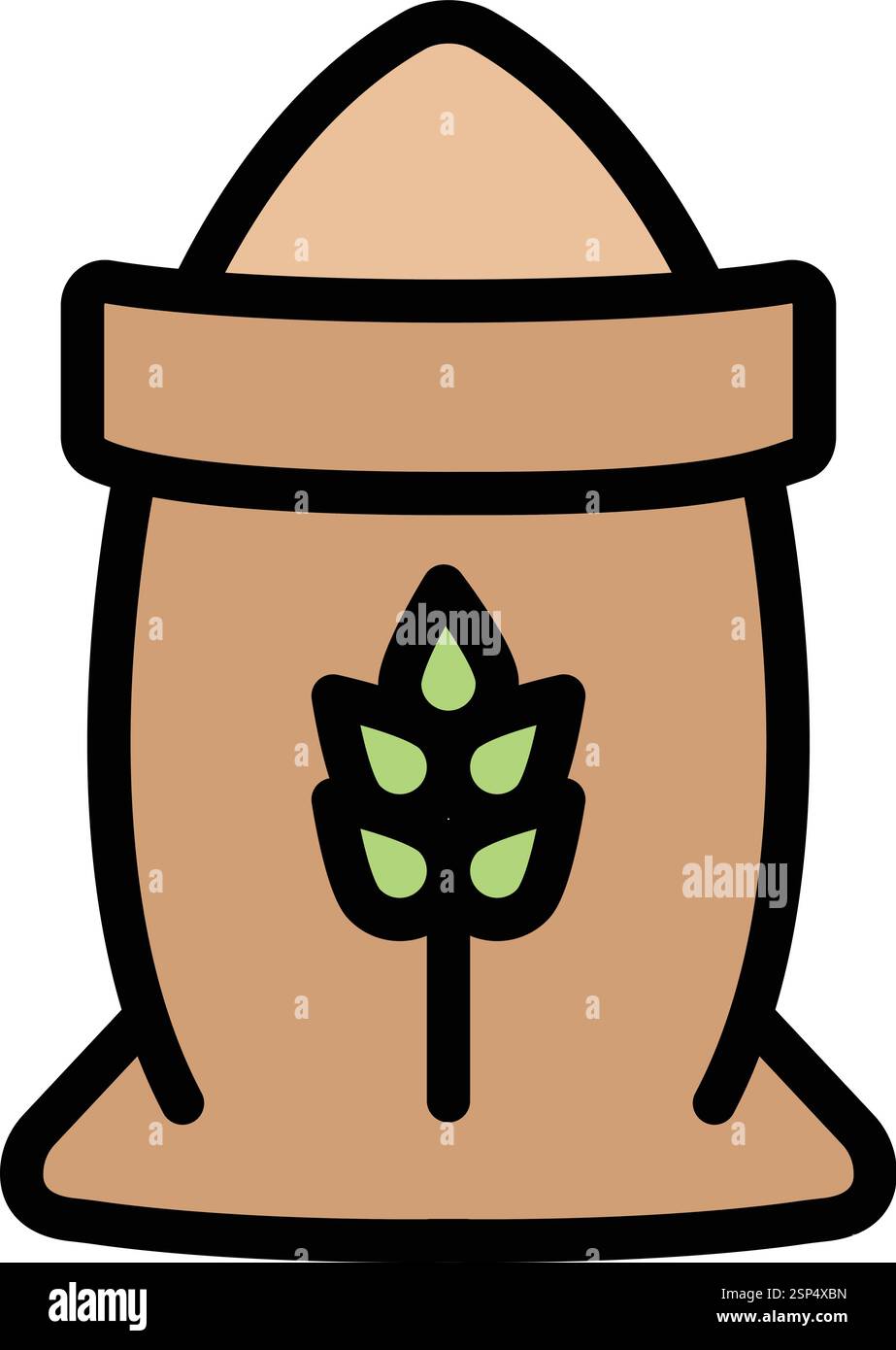 Flour Vector Icon Design Illustration Stock Vector