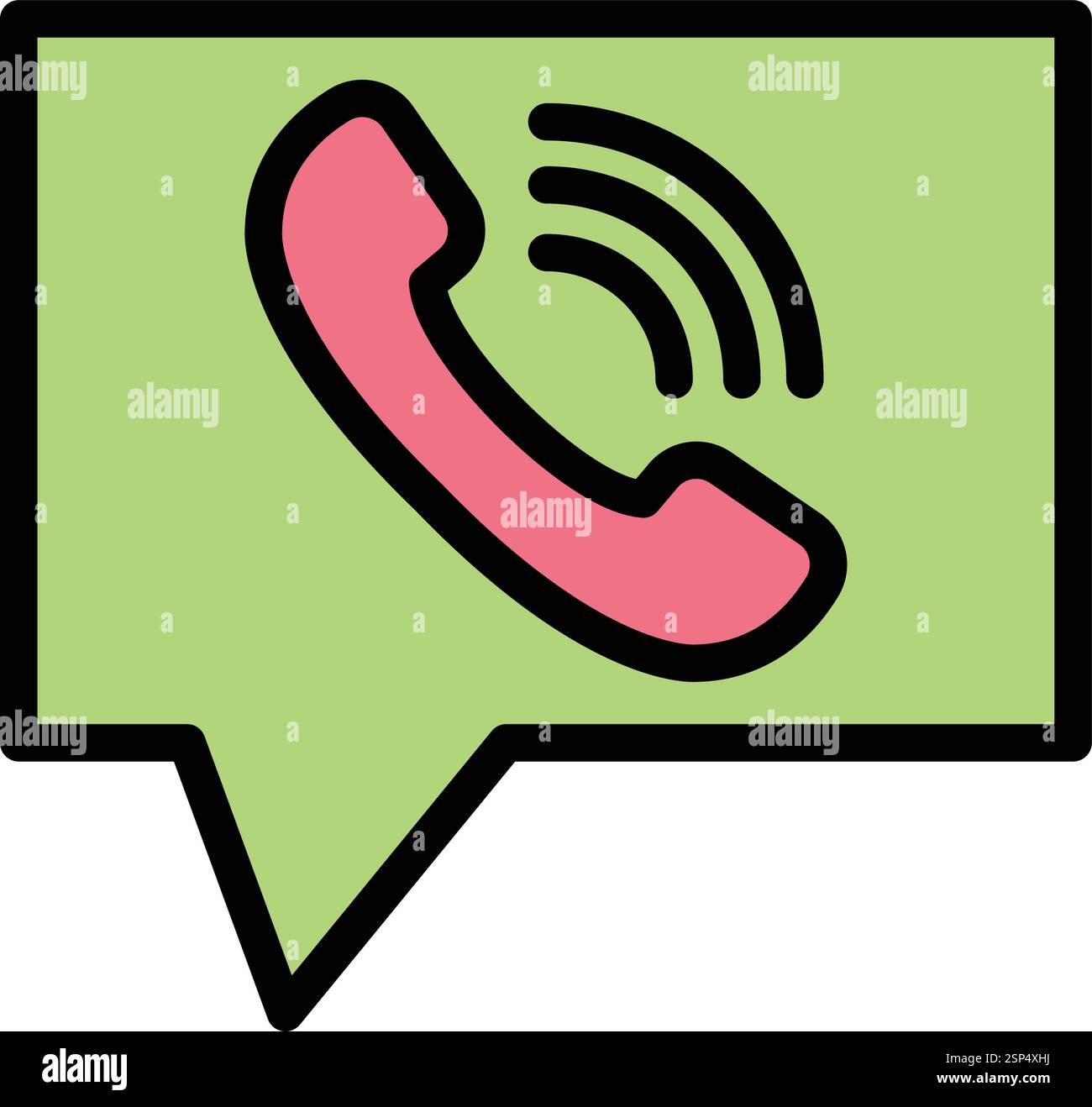 Contact us Vector Icon Design Illustration Stock Vector