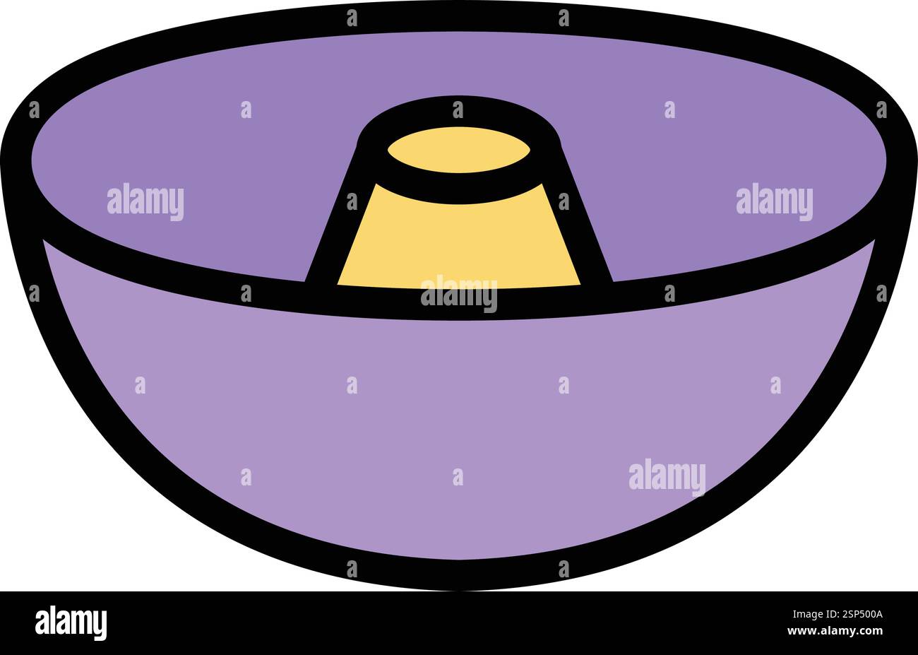 Cake mold Vector Icon Design Illustration Stock Vector