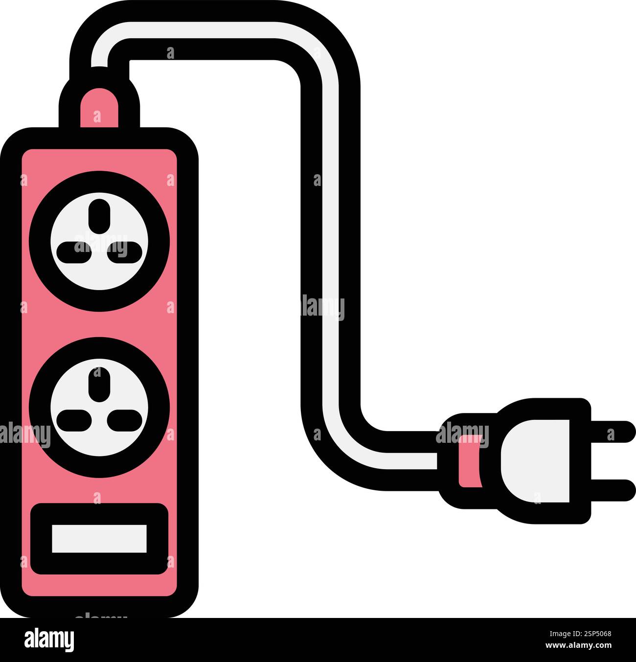 Extension Vector Icon Design Illustration Stock Vector
