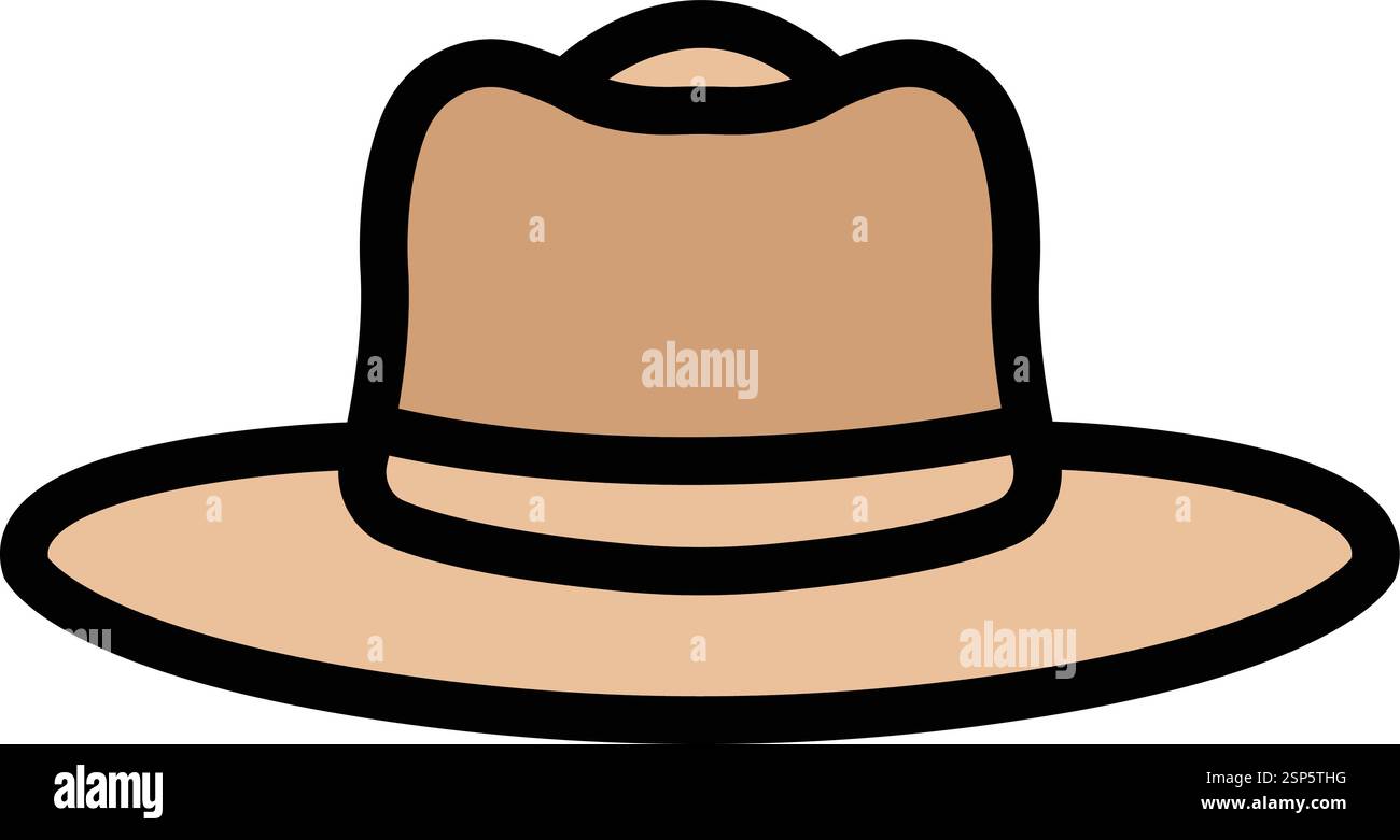 Hat Vector Icon Design Illustration Stock Vector