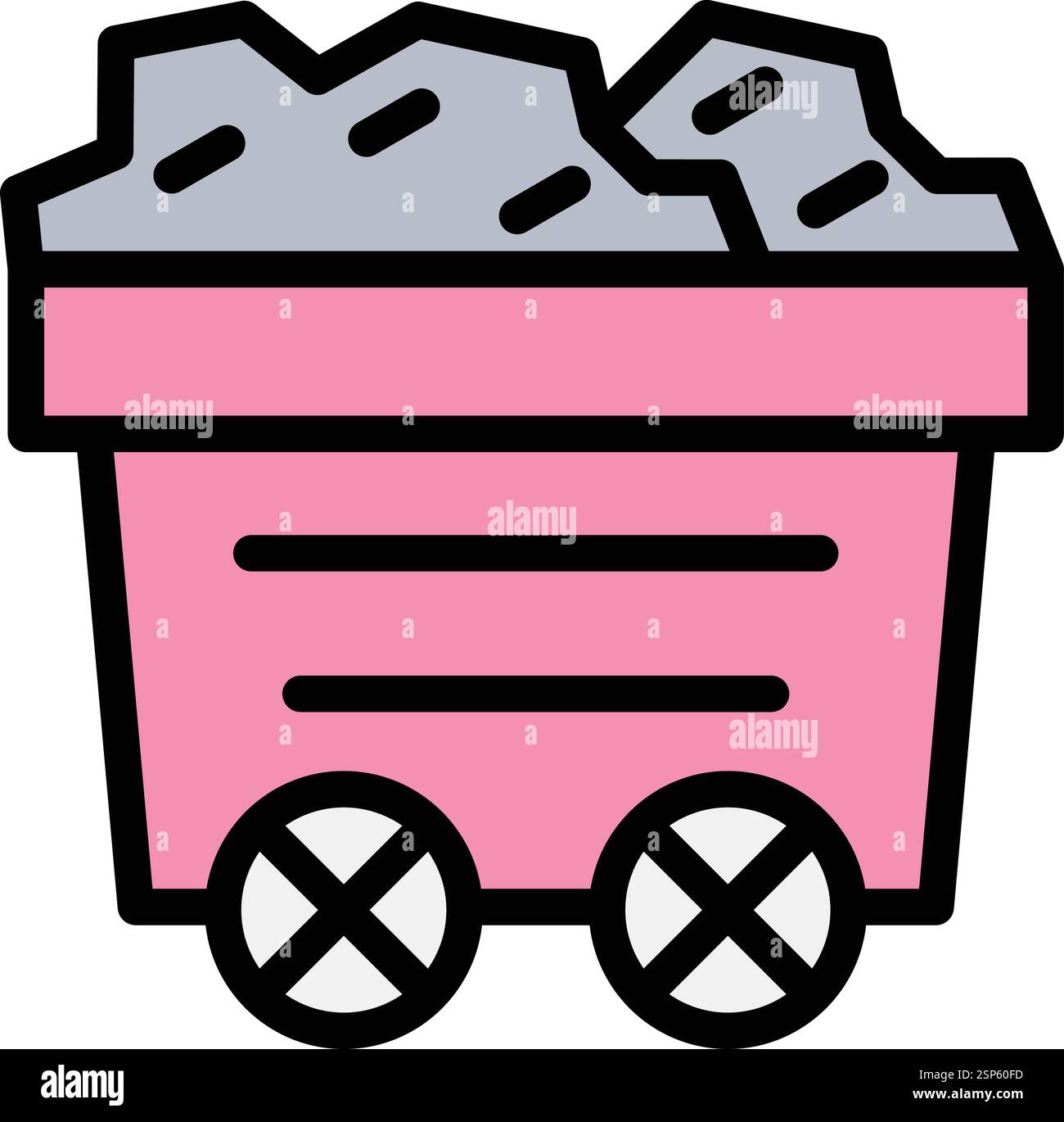 Mining Vector Icon Design Illustration Stock Vector