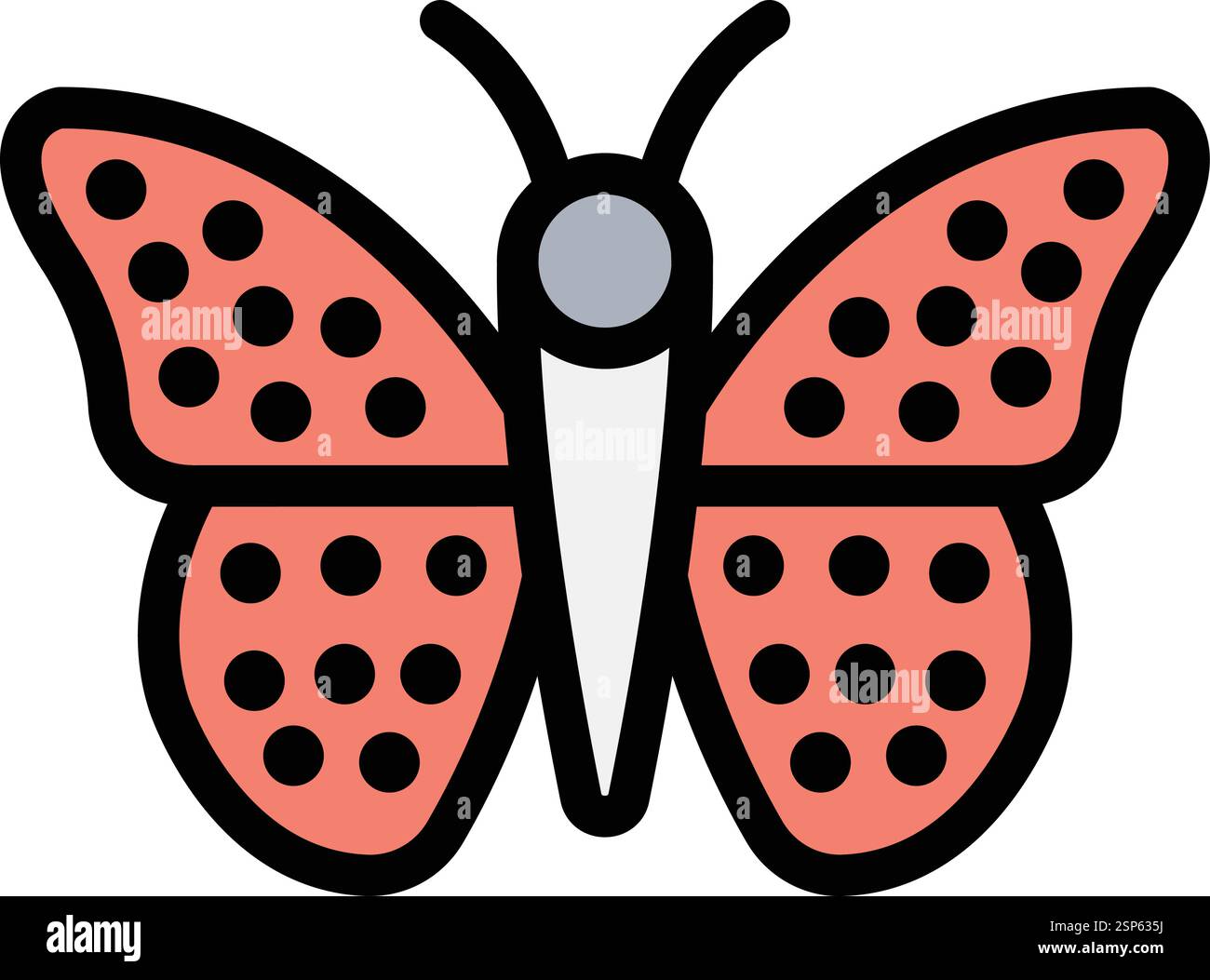 Butterfly Vector Icon Design Illustration Stock Vector
