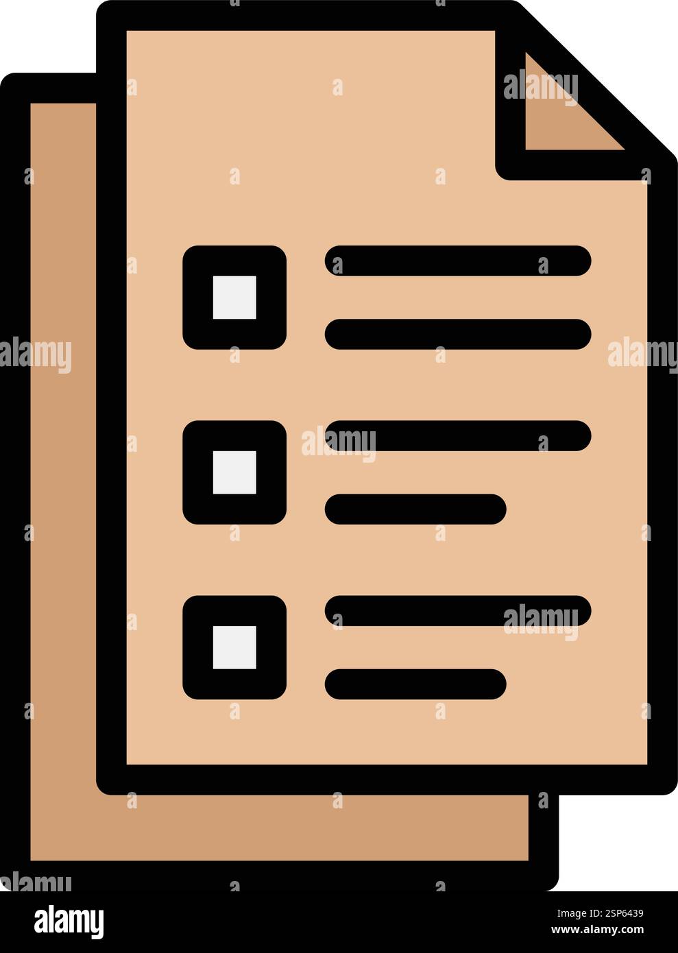 Document Vector Icon Design Illustration Stock Vector