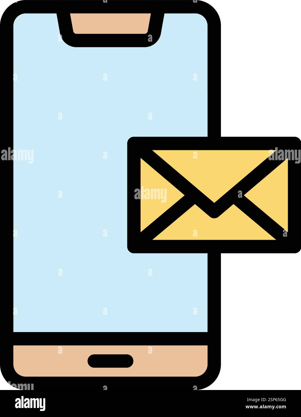 Email Vector Icon Design Illustration Stock Vector