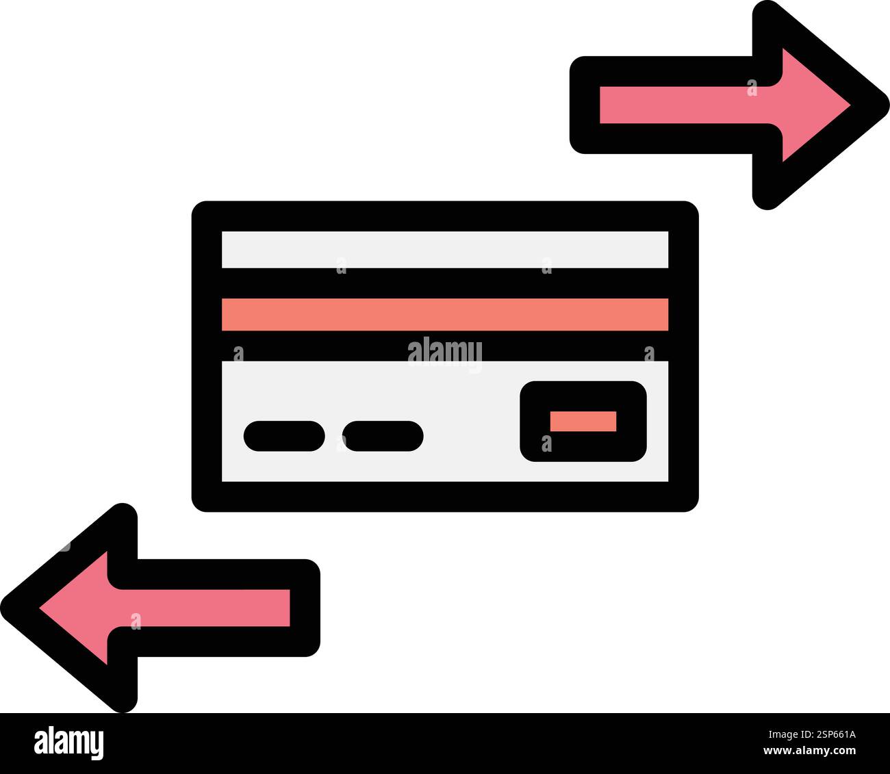 Transaction Vector Icon Design Illustration Stock Vector